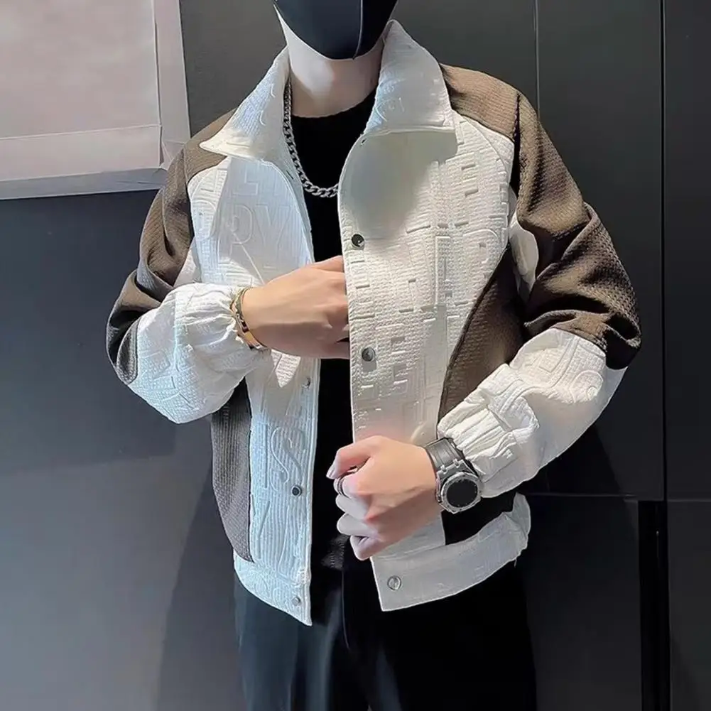 Light Luxury Jacket for Men in Spring Trendy Fashionable High-end with a Lapel Collar and a Cool and Trendy Top
Light Luxury Jacket for Men in Spring Trendy Fashionable High-end with a Lapel Collar and a Cool and Trendy Top