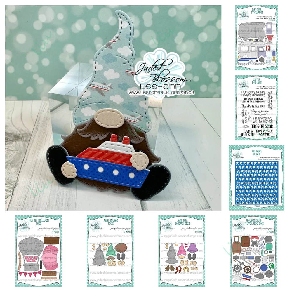 Mini Gnome Airplane Car Rv Camper Summer Travel Metal Cutting Dies Stamps Stencil Scrapbook for DIY Crafts Album 2025 July New
Mini Gnome Airplane Car Rv Camper Summer Travel Metal Cutting Dies Stamps Stencil Scrapbook for DIY Crafts Album 2025 July New