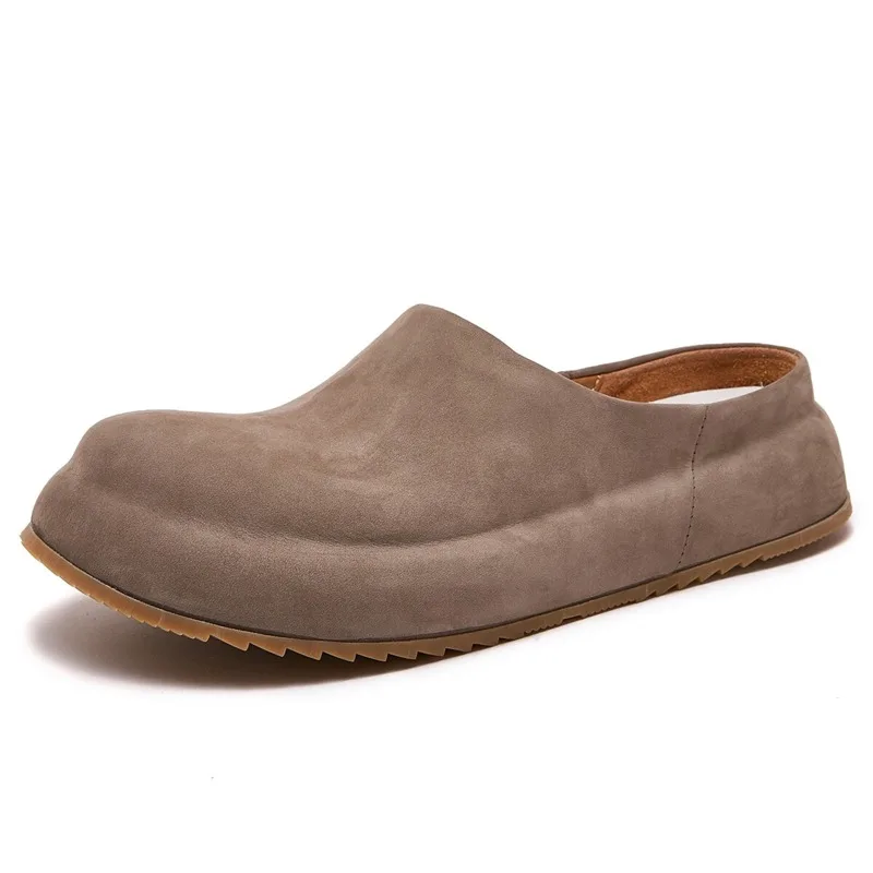 Designer Luxury Thick Sole Flat Cow Suede Leather Loafers Men's Shoes Slip on Slippers Work Walking High Quality Shoes Male
Designer Luxury Thick Sole Flat Cow Suede Leather Loafers Men's Shoes Slip on Slippers Work Walking High Quality Shoes Male