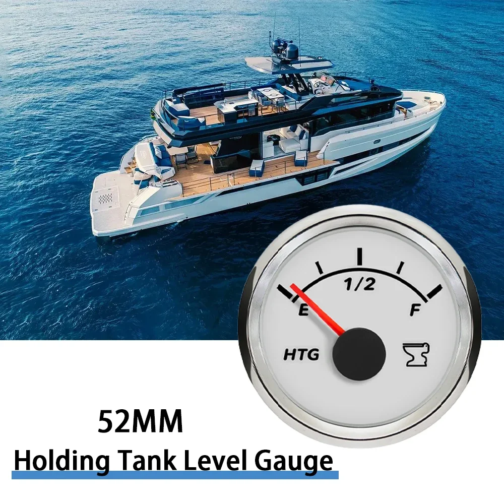ELING Universal Waterproof 52mm Holding Tank Level Gauge Meter 0-190ohm 240-33ohm 12V 24V with Red Backlight for RV Yacht
ELING Universal Waterproof 52mm Holding Tank Level Gauge Meter 0-190ohm 240-33ohm 12V 24V with Red Backlight for RV Yacht