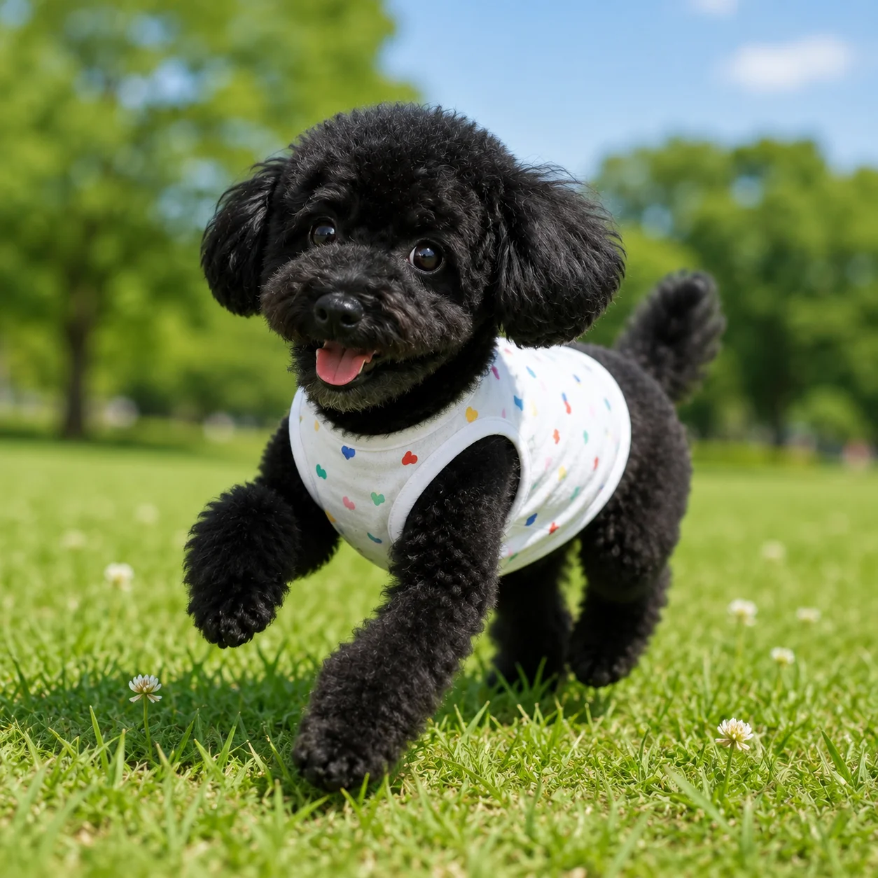 Cute Heart Pattern Dog Vest Thin Soft Cotton Pet T-shirt Cozy Breathable Dog Sleeveless Clothes Spring Summer Season
Cute Heart Pattern Dog Vest Thin Soft Cotton Pet T-shirt Cozy Breathable Dog Sleeveless Clothes Spring Summer Season