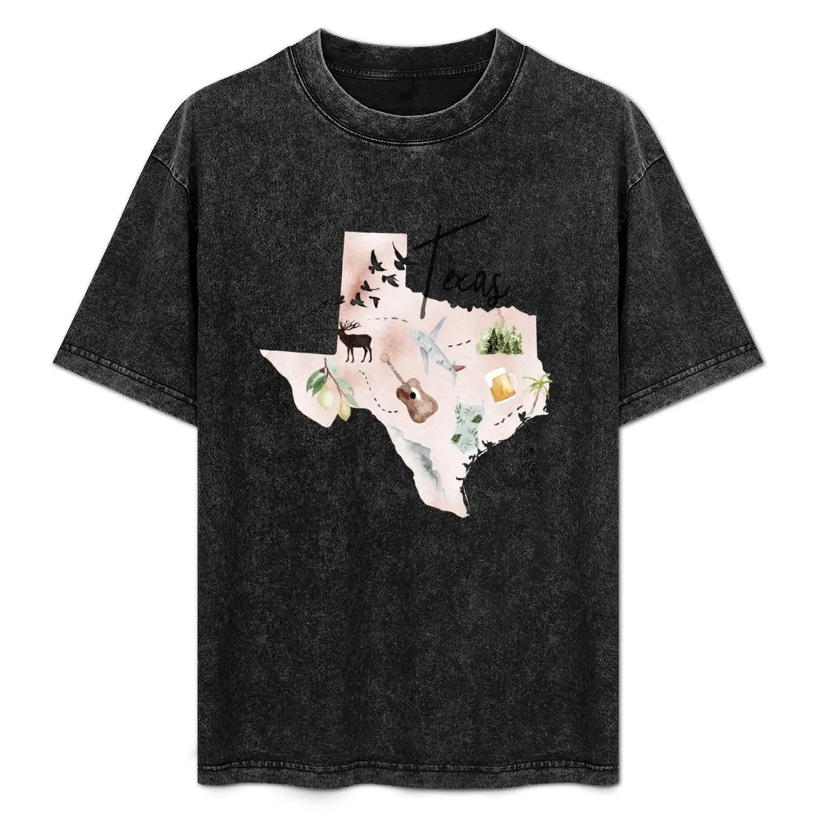 watercolor texas map. T-Shirt Work Wear Simple Tee Shirt
watercolor texas map. T-Shirt Work Wear Simple Tee Shirt