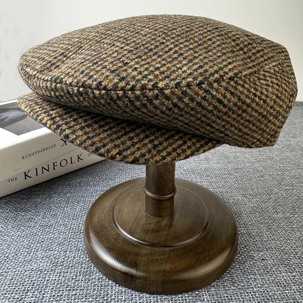 Vintage Gatsby Hats Ivy Cap for Men Women Houndstooth Golf Driving Cap Top Grade Flat Cabbie Cap Men Women Autumn Winter NM23
Vintage Gatsby Hats Ivy Cap for Men Women Houndstooth Golf Driving Cap Top Grade Flat Cabbie Cap Men Women Autumn Winter NM23