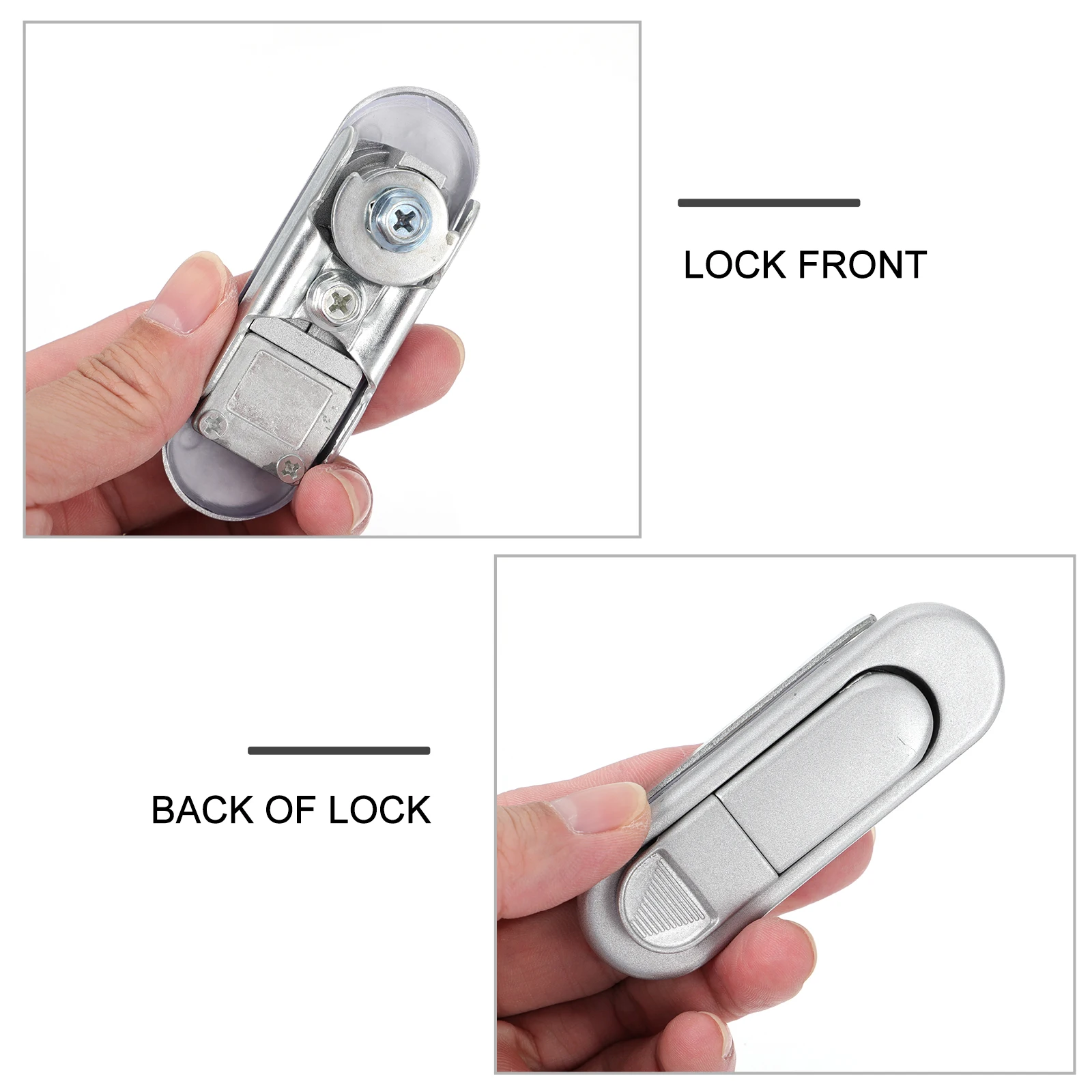 1pc Zinc Alloy Distribution Box Switch Cabinet Lock Corrosion Resistant Lightweight Electric Door Lock Electronic Enclosure Flat
1pc Zinc Alloy Distribution Box Switch Cabinet Lock Corrosion Resistant Lightweight Electric Door Lock Electronic Enclosure Flat