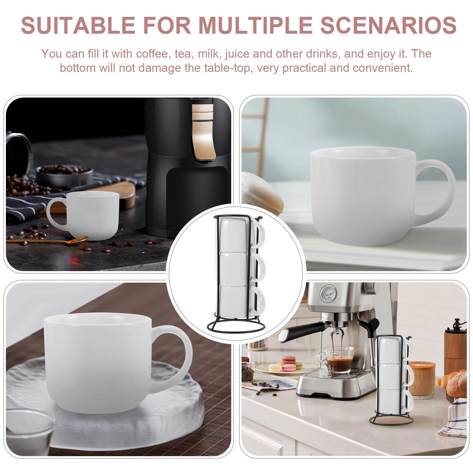 1 set 1 Set Of Ceramic Mugs With Stand Coffee Tea Cup For Home Office Bakery Latte Mug Juice Water Cup Gift Kitchen Barware
1 set 1 Set Of Ceramic Mugs With Stand Coffee Tea Cup For Home Office Bakery Latte Mug Juice Water Cup Gift Kitchen Barware