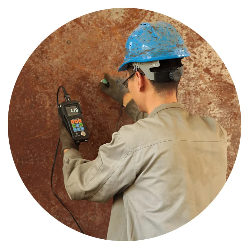 YUSHI NDT UTG Ultrasonic Thickness Measurement Digit A Scan B Scan UT Thickness Gauge with Dual Element Transducers
YUSHI NDT UTG Ultrasonic Thickness Measurement Digit A Scan B Scan UT Thickness Gauge with Dual Element Transducers