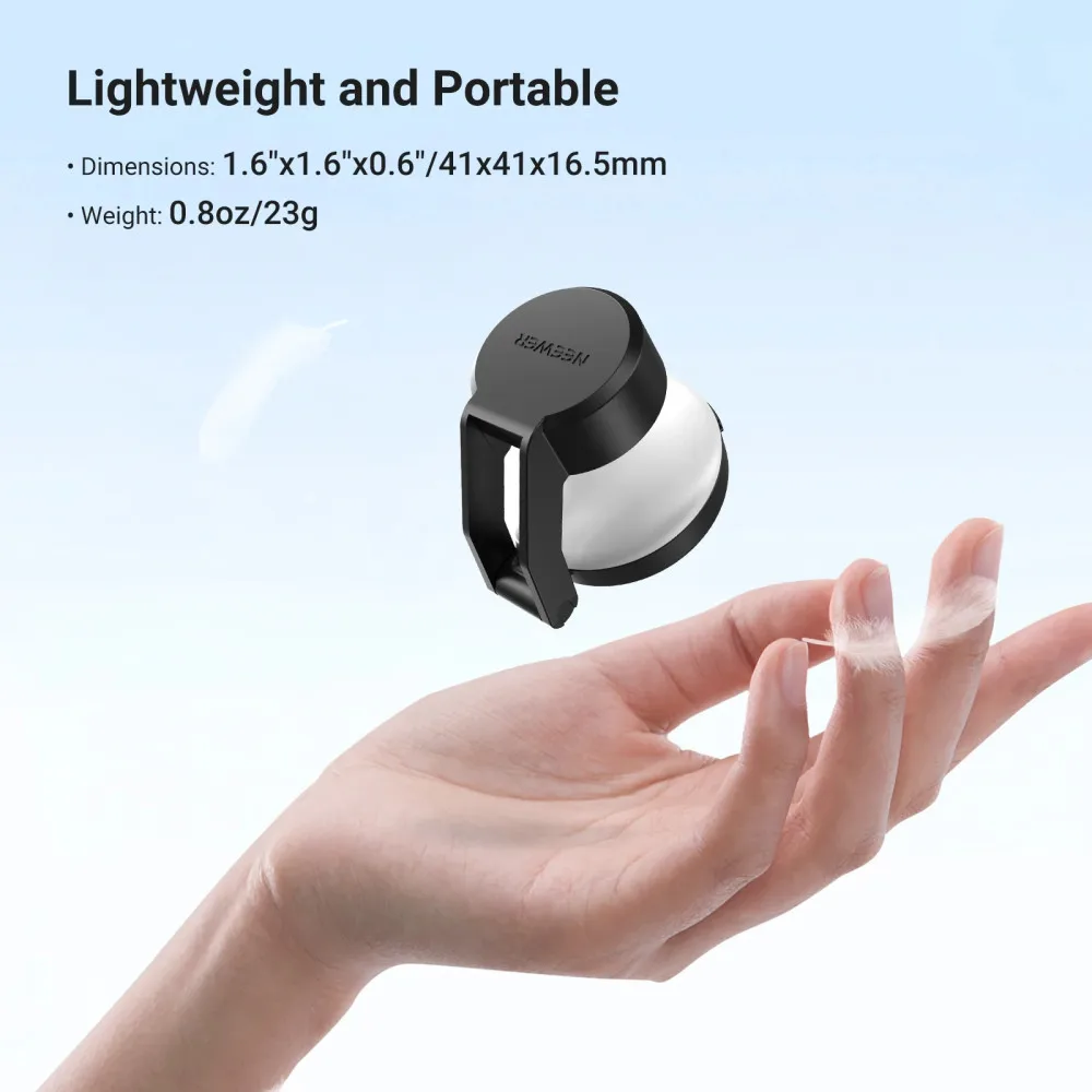 NEEWER M29 Mini LED Fill Light Compatible Fits for DJI OSMO Pocket 4 Gimbal Camera Ideal Professional Video Production
NEEWER M29 Mini LED Fill Light Compatible Fits for DJI OSMO Pocket 4 Gimbal Camera Ideal Professional Video Production