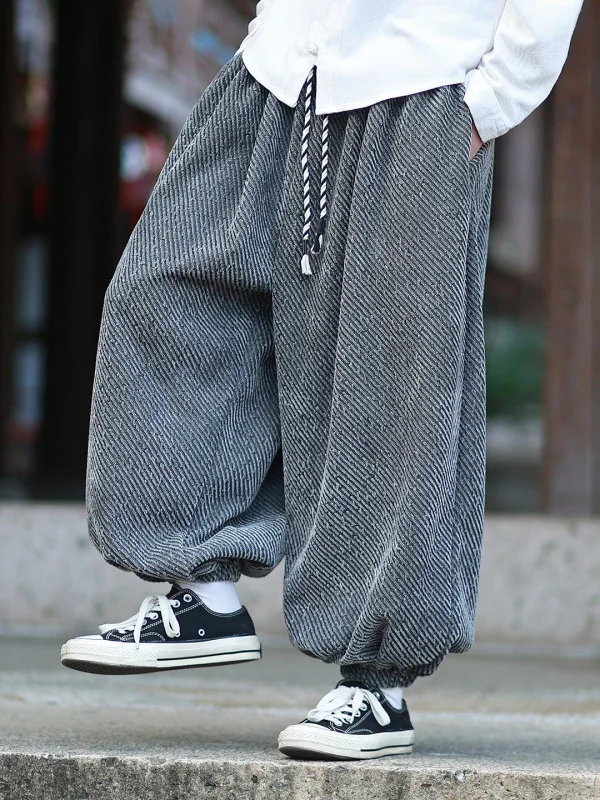 Мужские повседневные брюки Thiened Fce, зимние широкие брюки-фонарики больших размеров, весенне-осенние модные длинные брюки с манжетами Harlan
Мужские повседневные брюки Thiened Fce, зимние широкие брюки-фонарики больших размеров, весенне-осенние модные длинные брюки с манжетами Harlan