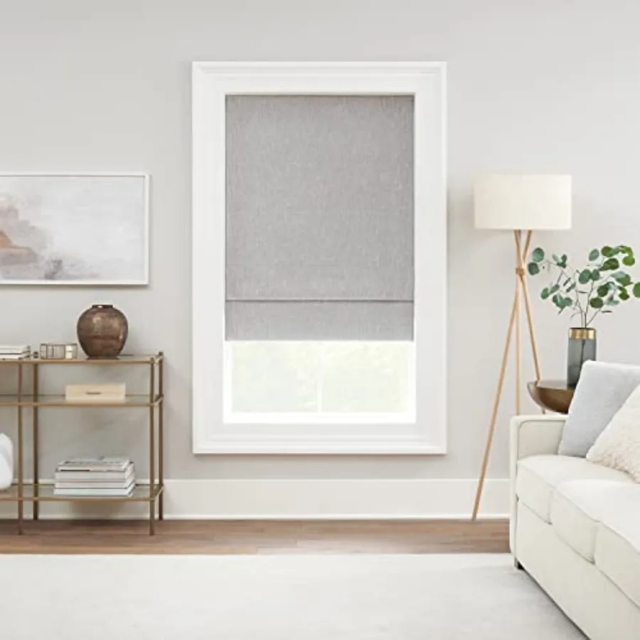 Drew Roman Shades for Windows, Cordless 100% Blackout Shades, 23 in Wide x 64 in Long, Noise Reducing, Energy Efficient and Tex
Drew Roman Shades for Windows, Cordless 100% Blackout Shades, 23 in Wide x 64 in Long, Noise Reducing, Energy Efficient and Tex