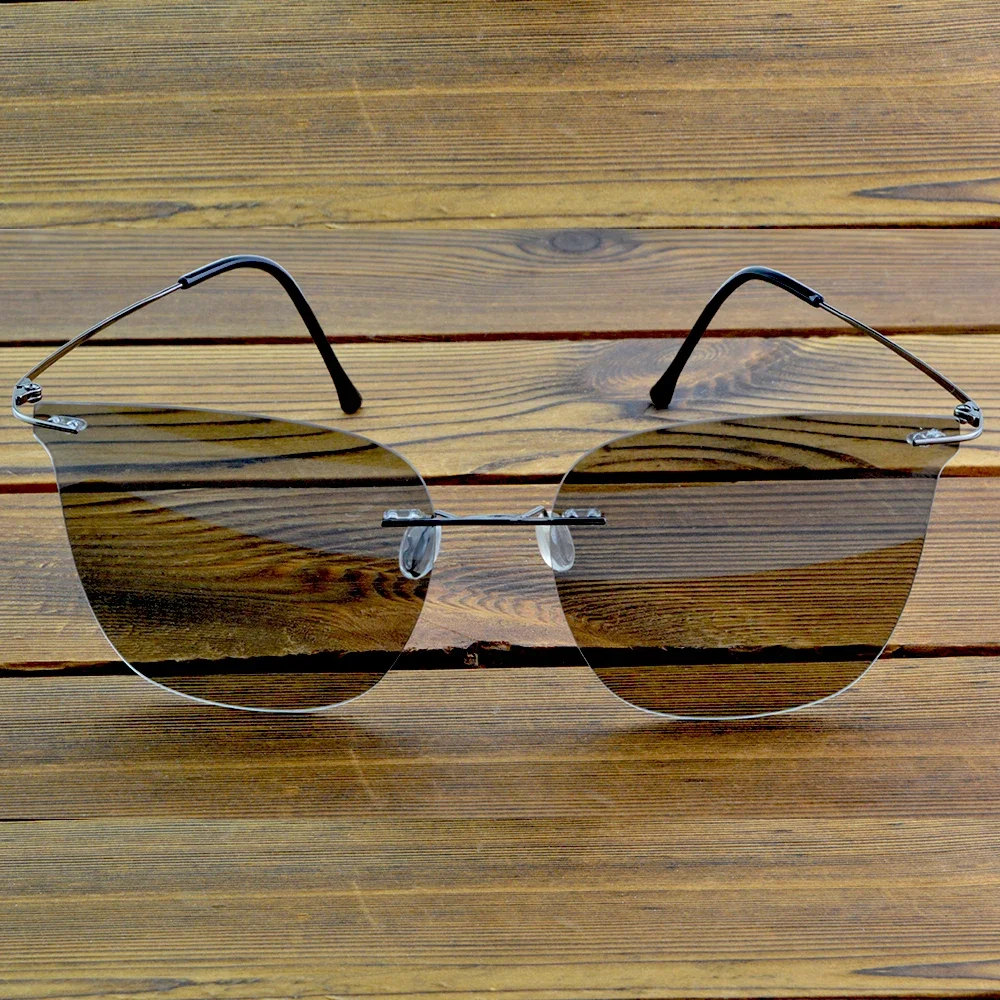 Clara Vida Cat Eye Rimless UV400 UV100% Polarized Photochromic TURN DARKER IN SUN Sunglasses Fishing Cycling Outdoor
Clara Vida Cat Eye Rimless UV400 UV100% Polarized Photochromic TURN DARKER IN SUN Sunglasses Fishing Cycling Outdoor