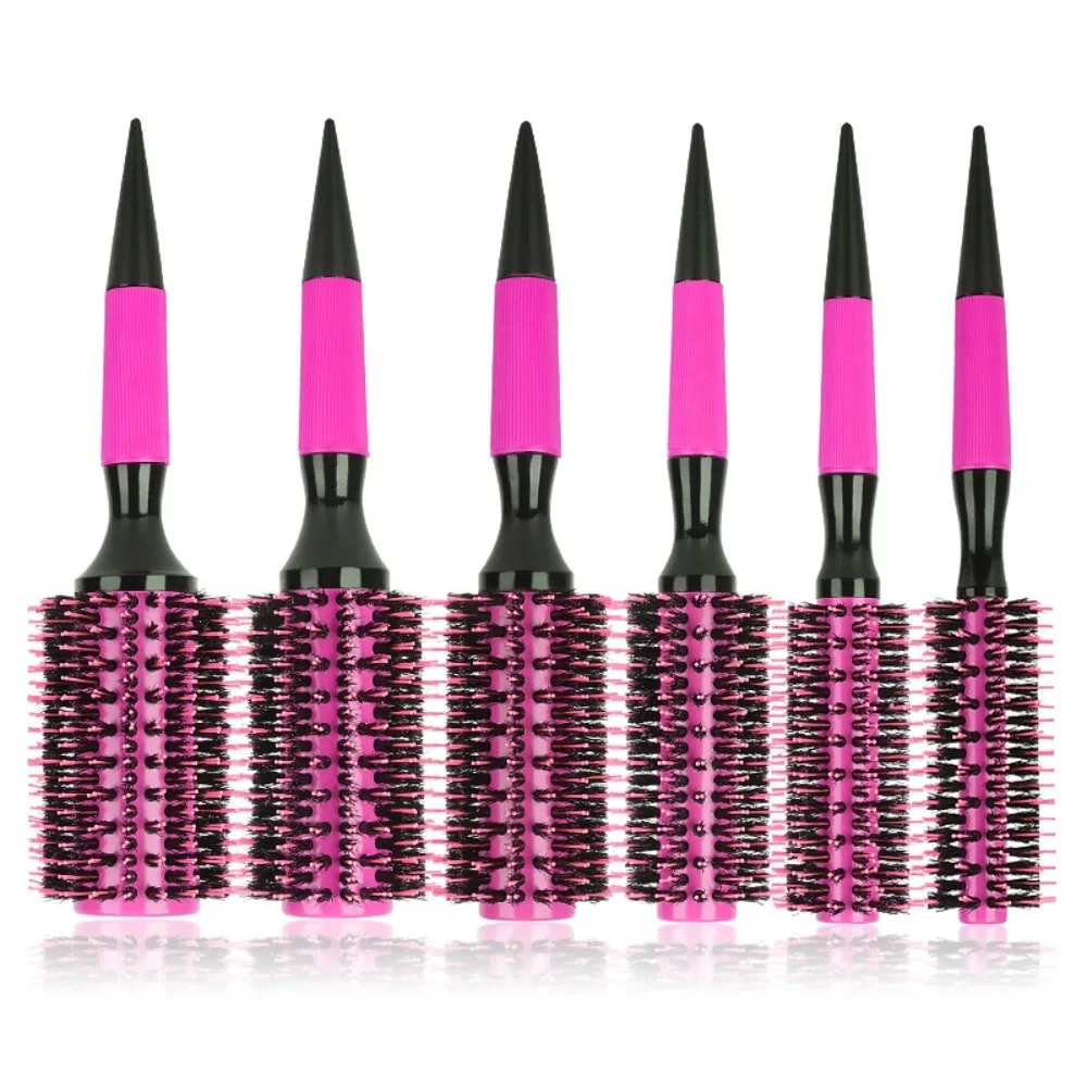 DIY Boar Bristle Round Hair Comb Nylon Barbershop Comb Curling Hair Brushes Combs Durable Anti-slip Salon Styling Tools Barber
DIY Boar Bristle Round Hair Comb Nylon Barbershop Comb Curling Hair Brushes Combs Durable Anti-slip Salon Styling Tools Barber