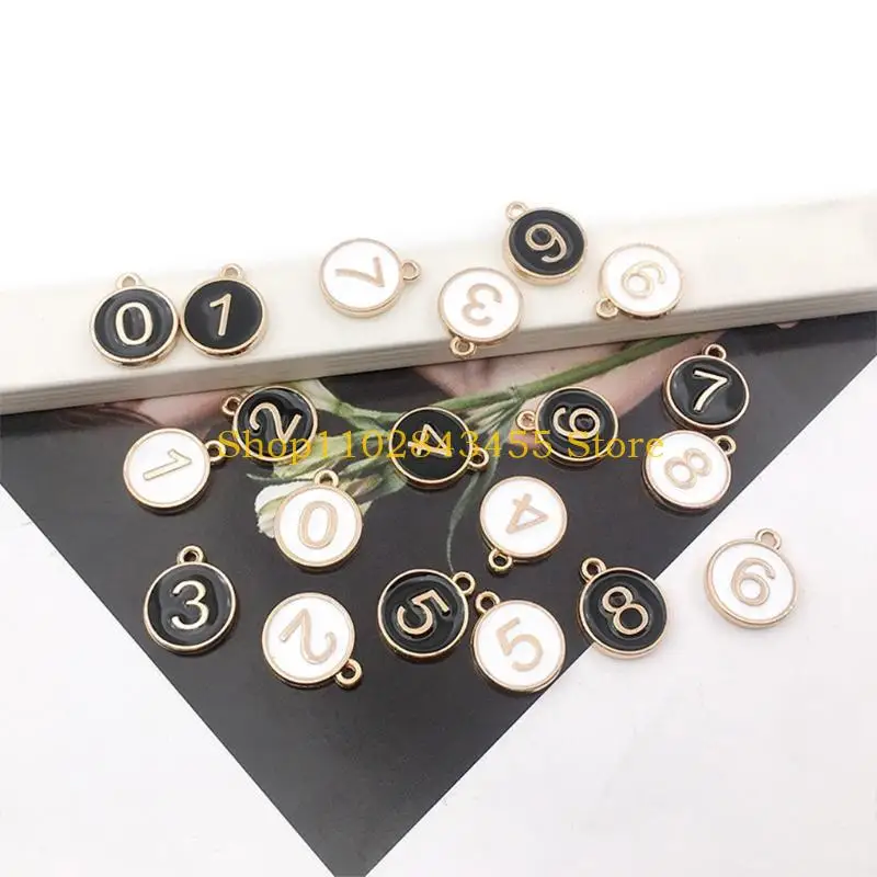 49MC 0-9 Arabic Number Metal Alloy Charms Double Sided Enamel Digits Pendant for DIY Crafts Bracelet Necklace Jewelry Making
49MC 0-9 Arabic Number Metal Alloy Charms Double Sided Enamel Digits Pendant for DIY Crafts Bracelet Necklace Jewelry Making