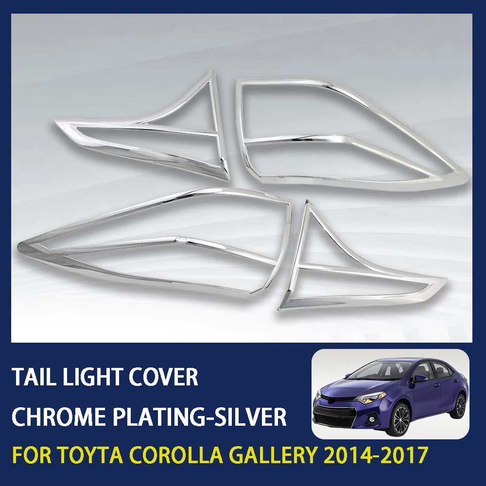For Toyta Corolla gallery 2014 2015 2016 2017 Chrome-Plated Silver Tail Light Cover Exterior Components Decorate Rear Lamp Cover
For Toyta Corolla gallery 2014 2015 2016 2017 Chrome-Plated Silver Tail Light Cover Exterior Components Decorate Rear Lamp Cover