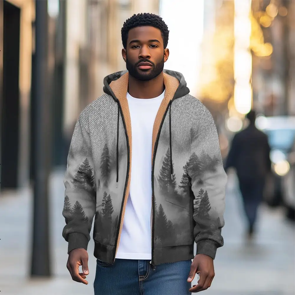 Windproof and Water-resistant Men's Jacket with Hood, Perfect for Outdoor Adventures
Windproof and Water-resistant Men's Jacket with Hood, Perfect for Outdoor Adventures