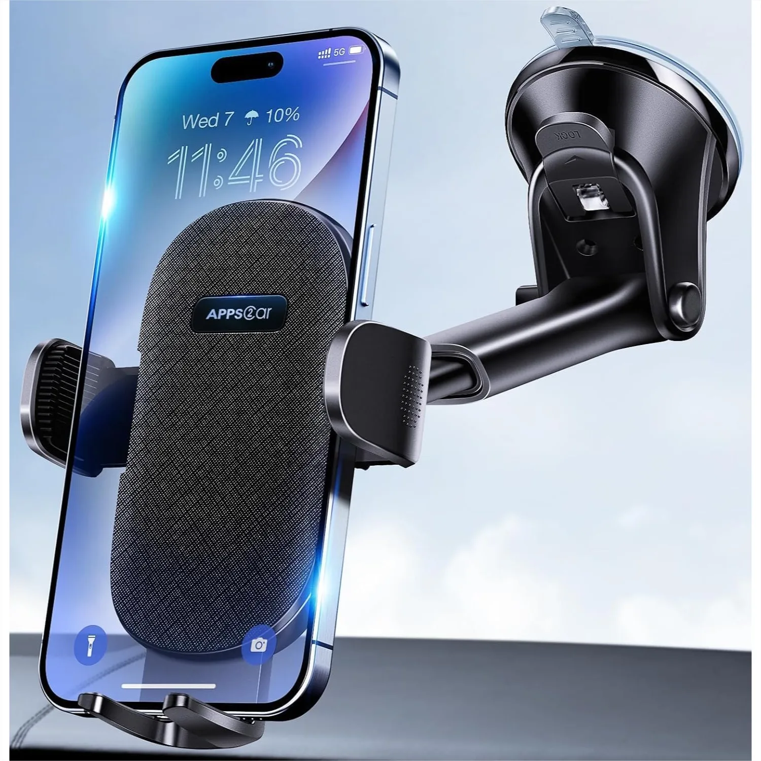 Car Phone Holder Mount Dashboard Windshield 2 In 1 Cell Phone Holder For Car With 360 Degree Rotation And Quick Release Button For iPhone Samsung All Phones Black
Car Phone Holder Mount Dashboard Windshield 2 In 1 Cell Phone Holder For Car With 360 Degree Rotation And Quick Release Button For iPhone Samsung All Phones Black