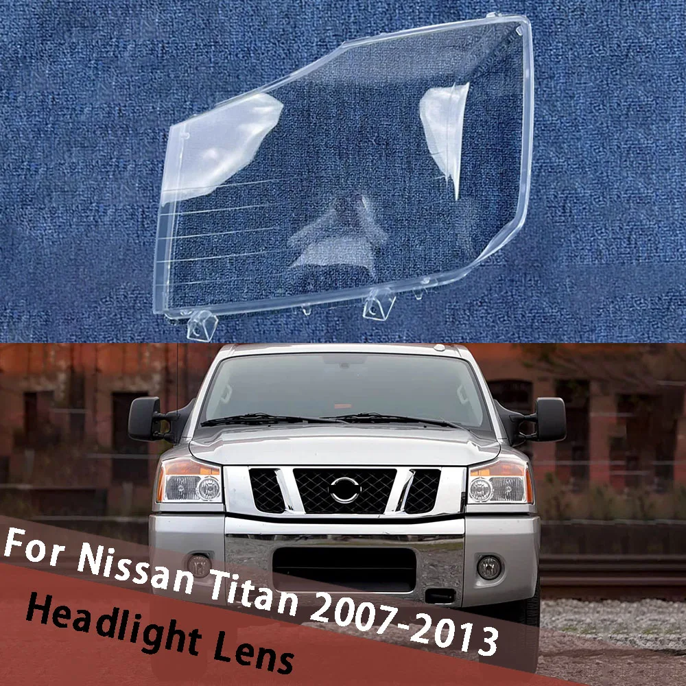 For Nissan Titan 2007-2013 Car Headlight Shell Mask Transparent Shade Headlamp Cover Head Light Housing Lampshdade Plexiglass
For Nissan Titan 2007-2013 Car Headlight Shell Mask Transparent Shade Headlamp Cover Head Light Housing Lampshdade Plexiglass