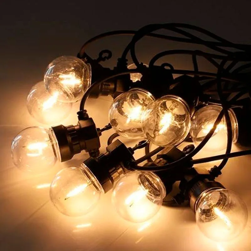 23M G50 Clear LED String Lights Outdoor Waterproof Transparent Globe Bulbs Fairy Garland Lamp for Camping Tent Patio Decor
23M G50 Clear LED String Lights Outdoor Waterproof Transparent Globe Bulbs Fairy Garland Lamp for Camping Tent Patio Decor