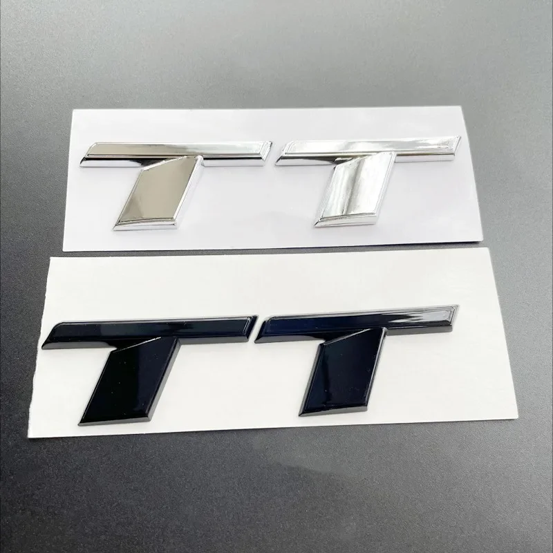 3D ABS Chrome Black TT Logo Letters Car Trunk Emblem Badge Decal For Audi TT RS MK1 8N 8J MK3 8S MK2 TT Sticker Accessories
3D ABS Chrome Black TT Logo Letters Car Trunk Emblem Badge Decal For Audi TT RS MK1 8N 8J MK3 8S MK2 TT Sticker Accessories