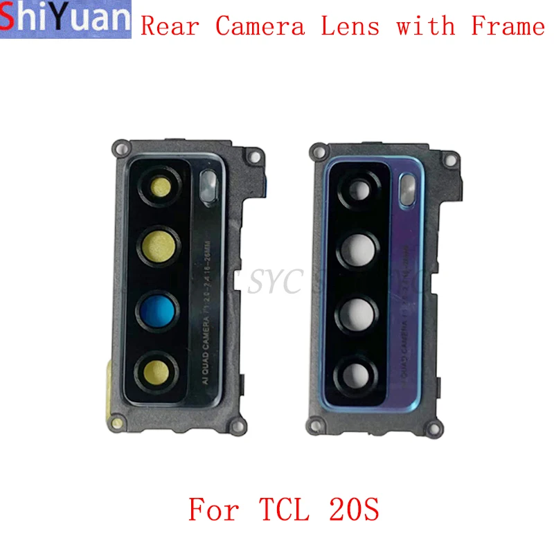 Rear Camera Lens with Frame Holder Rear Housing Cover For TCL 20S T773 Back Camera Frame Replacement Parts
Rear Camera Lens with Frame Holder Rear Housing Cover For TCL 20S T773 Back Camera Frame Replacement Parts