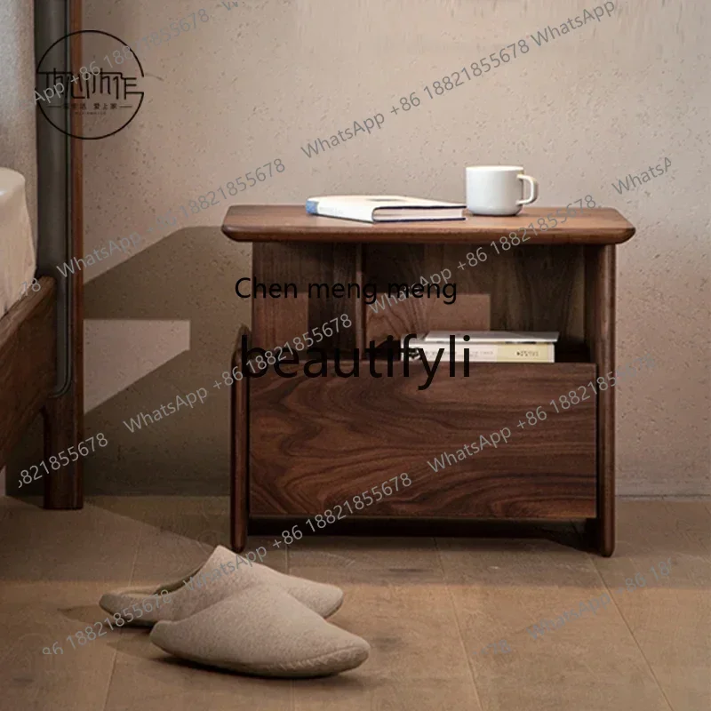 32Nordic solid wood bedside table Japanese oak black walnut bedside locker
32Nordic solid wood bedside table Japanese oak black walnut bedside locker