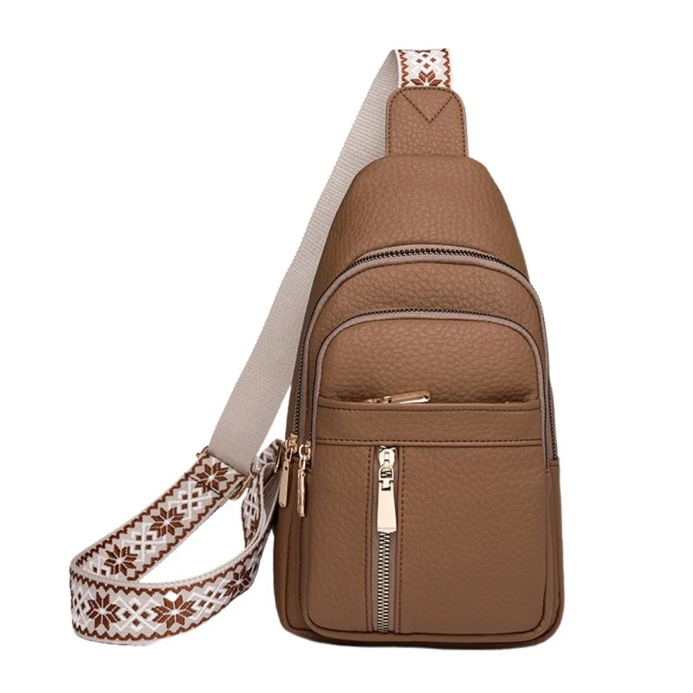 Multifunctional PU Leather Bohemian Chest Bag Solid Color Multi-Pocket Crossbody Backpack Zipper Vintage Women's Handbag Riding
Multifunctional PU Leather Bohemian Chest Bag Solid Color Multi-Pocket Crossbody Backpack Zipper Vintage Women's Handbag Riding