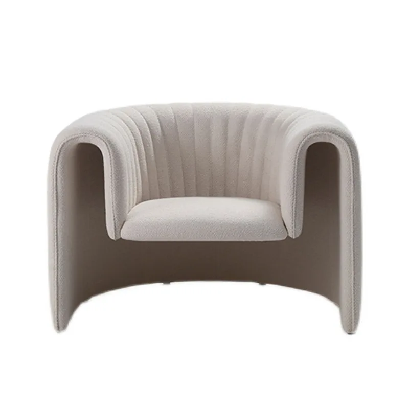 Italian minimalist single sofa, creative special-shaped leisure chair, model room hotel fabric sofa chair
Italian minimalist single sofa, creative special-shaped leisure chair, model room hotel fabric sofa chair