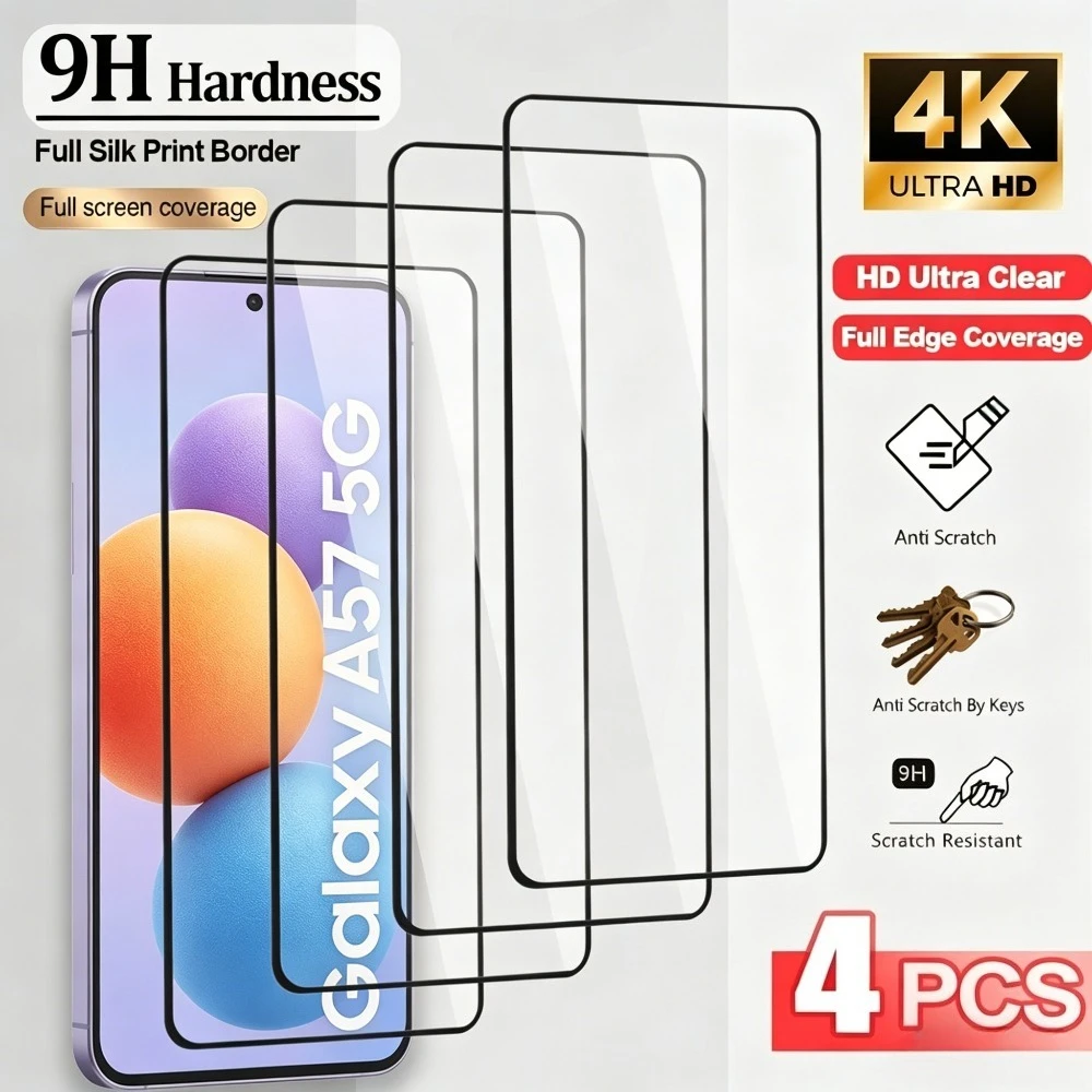 4Pcs Ultra Clear Screen Protector for Samsung Galaxy A57/A56/A55/A37/A36/A35/A26/A25/A07/A15/A16/A17 Anti-Scratch Tempered Glass
4Pcs Ultra Clear Screen Protector for Samsung Galaxy A57/A56/A55/A37/A36/A35/A26/A25/A07/A15/A16/A17 Anti-Scratch Tempered Glass