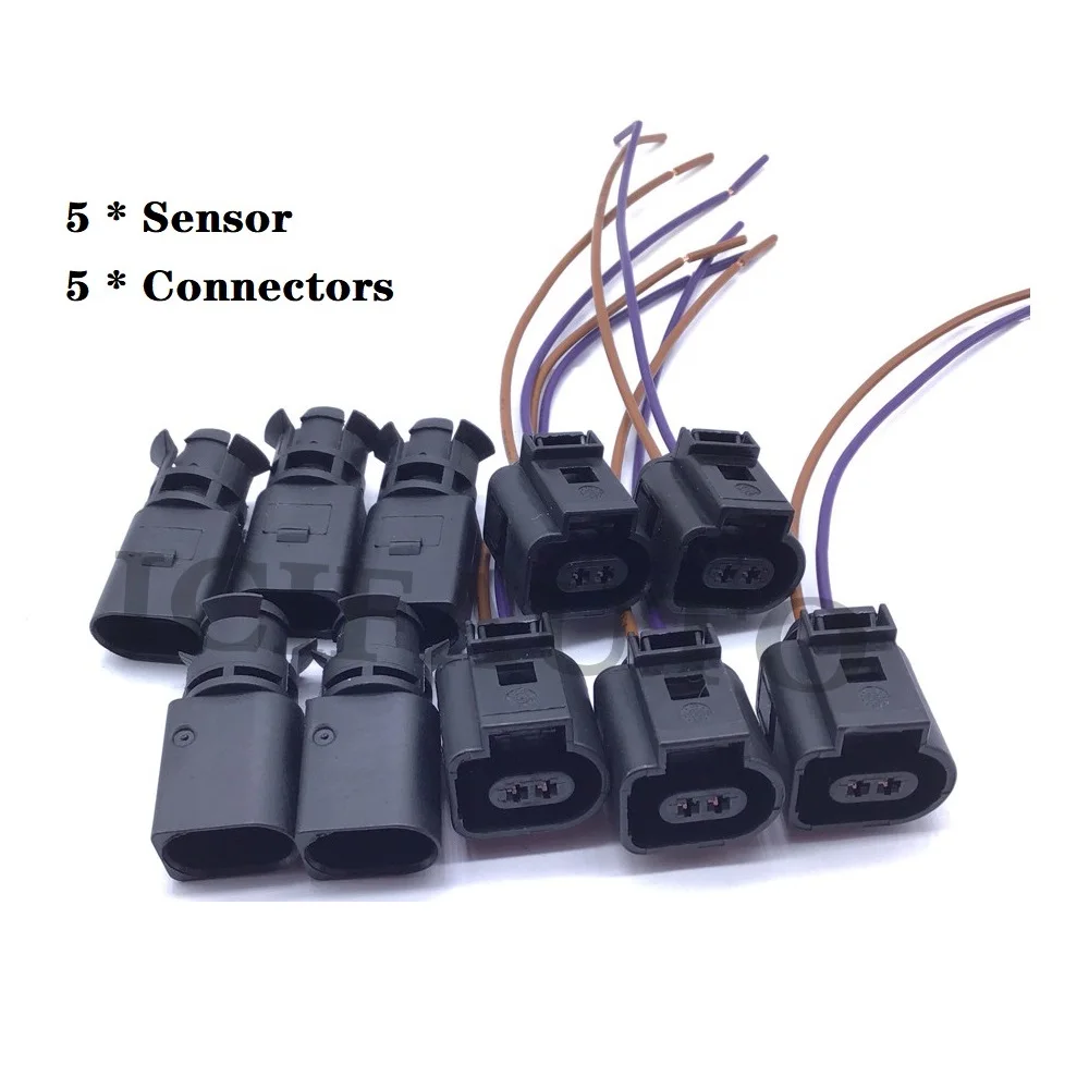 5/10 Sets Ambient Air Temperature Sensor+Connector for 99-05 VW Golf Jetta Beetle 1J0919379A / 1J0919379 / 1J0 919 379A
5/10 Sets Ambient Air Temperature Sensor+Connector for 99-05 VW Golf Jetta Beetle 1J0919379A / 1J0919379 / 1J0 919 379A