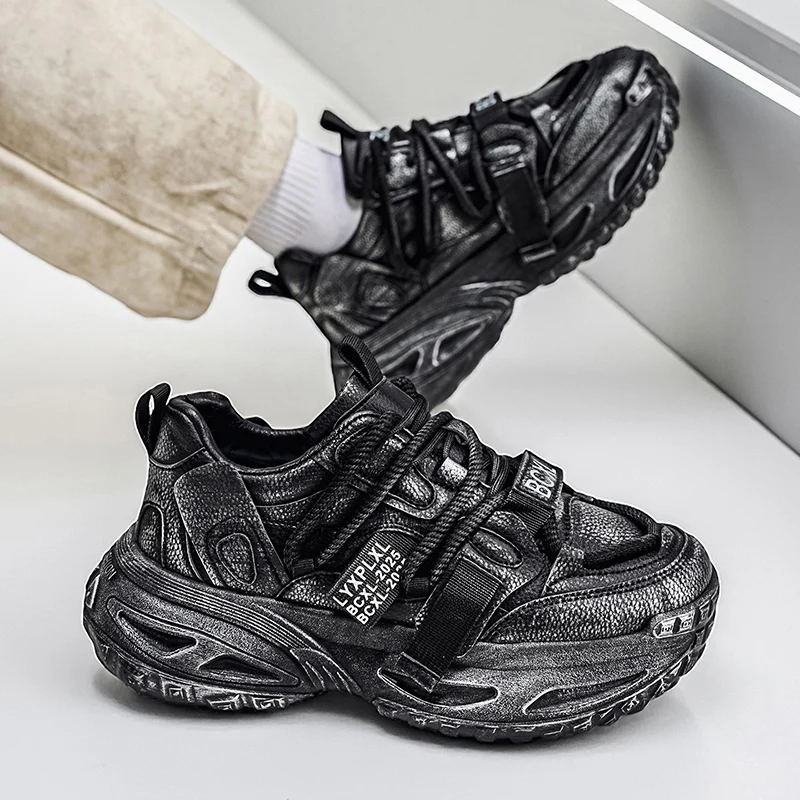 Luxurious Versatile Men's Shoes Thick Bottom Heightening Sports Shoes Casual Students Trendy Brand Worn-In Color Fade Dad Shoes
Luxurious Versatile Men's Shoes Thick Bottom Heightening Sports Shoes Casual Students Trendy Brand Worn-In Color Fade Dad Shoes