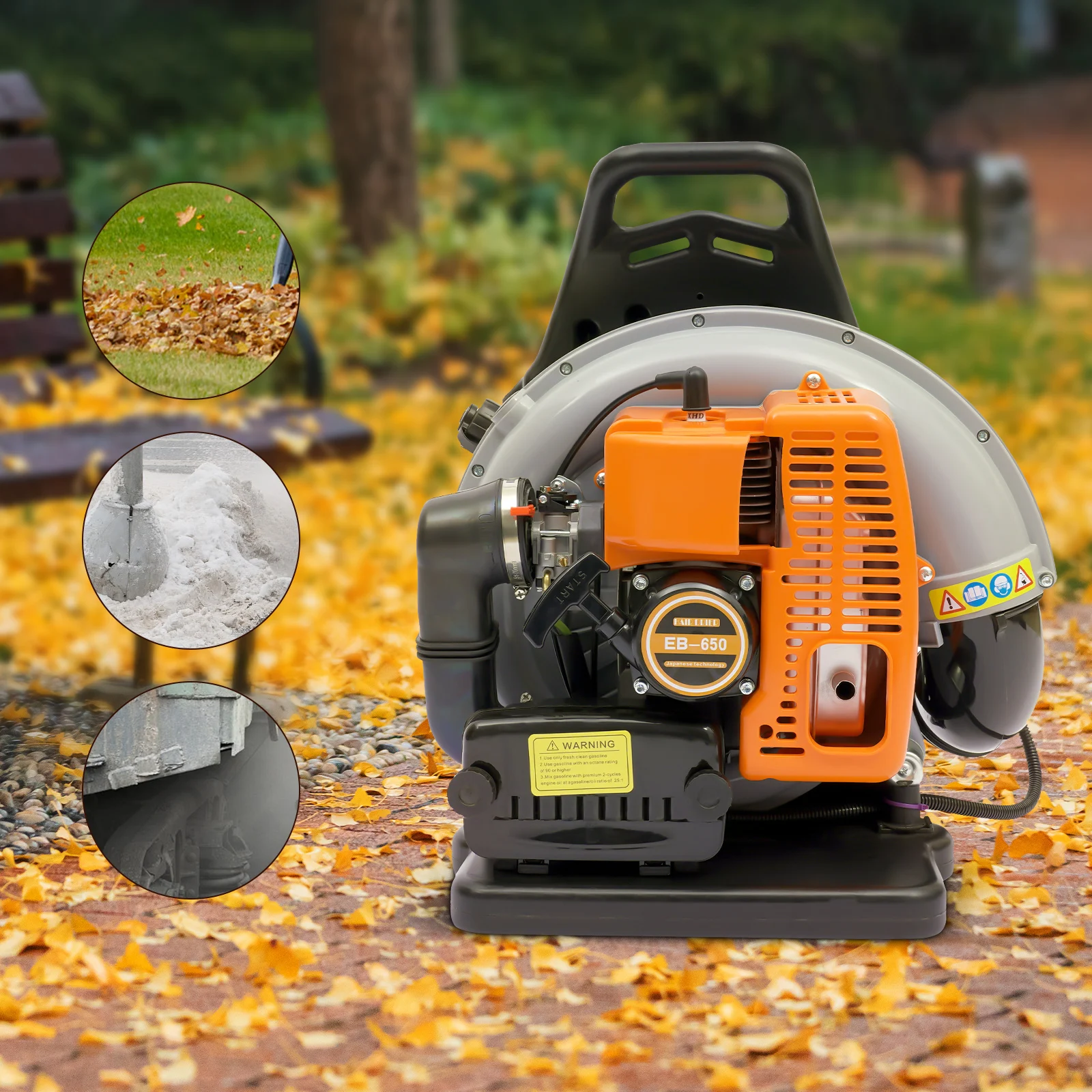 65CC 2 Stroke Petrol Backpack Leaf Air-cooled Blower Commercial Garden Yard Tool 2.7 Kw 6800r/min
65CC 2 Stroke Petrol Backpack Leaf Air-cooled Blower Commercial Garden Yard Tool 2.7 Kw 6800r/min