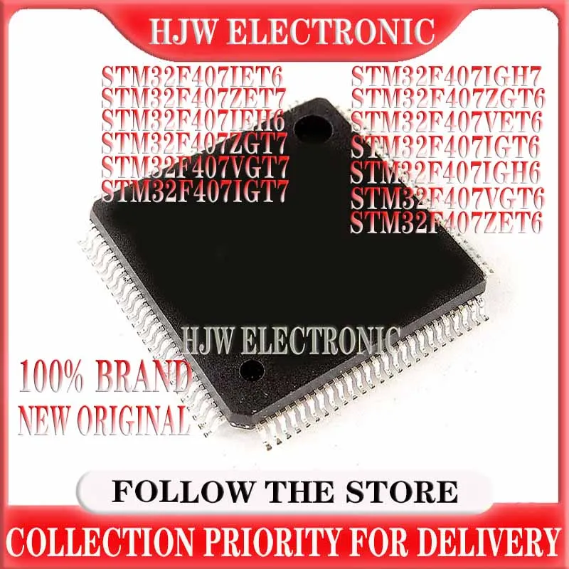 STM32F 407ZGT6 STM32F407VET6 STM32F407VGT6 STM32F407ZET6 407IET6 407ZET7 407IEH6 407ZGT7 407VGT7 407IGT7 407IGH7 407IGT6 407IGH6
STM32F 407ZGT6 STM32F407VET6 STM32F407VGT6 STM32F407ZET6 407IET6 407ZET7 407IEH6 407ZGT7 407VGT7 407IGT7 407IGH7 407IGT6 407IGH6