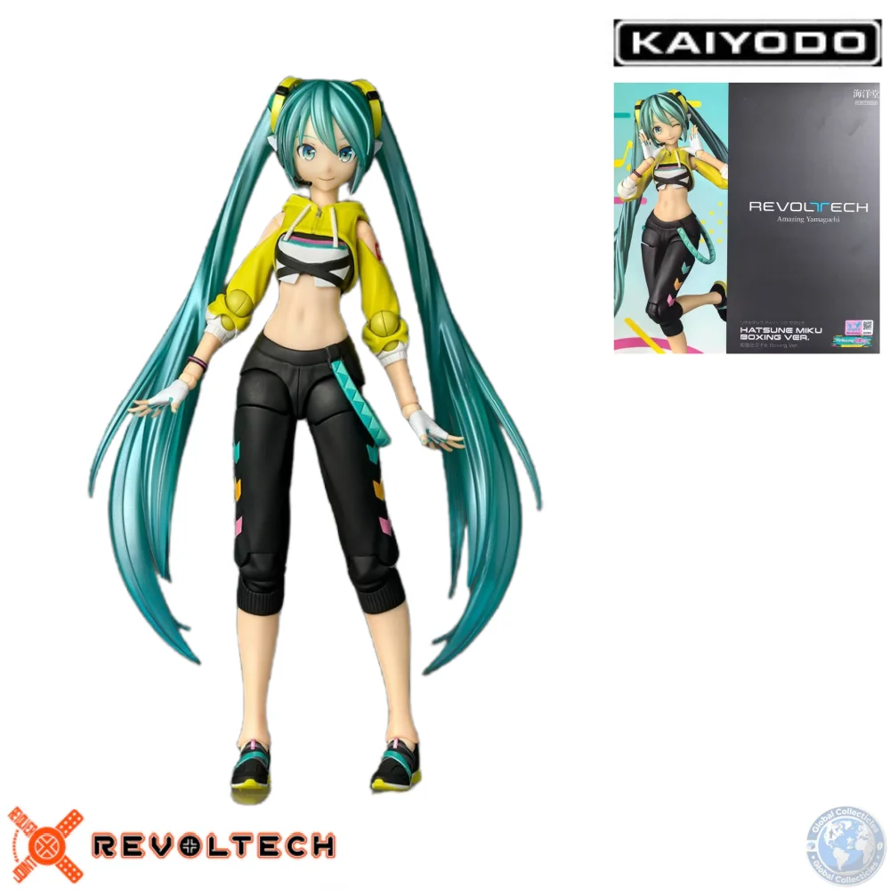 KAIYODO Official Licensed From Hatsune Miku Boxing Ver. with Interchangeable Parts & Multiple Accessories Gift for Collector
KAIYODO Official Licensed From Hatsune Miku Boxing Ver. with Interchangeable Parts & Multiple Accessories Gift for Collector