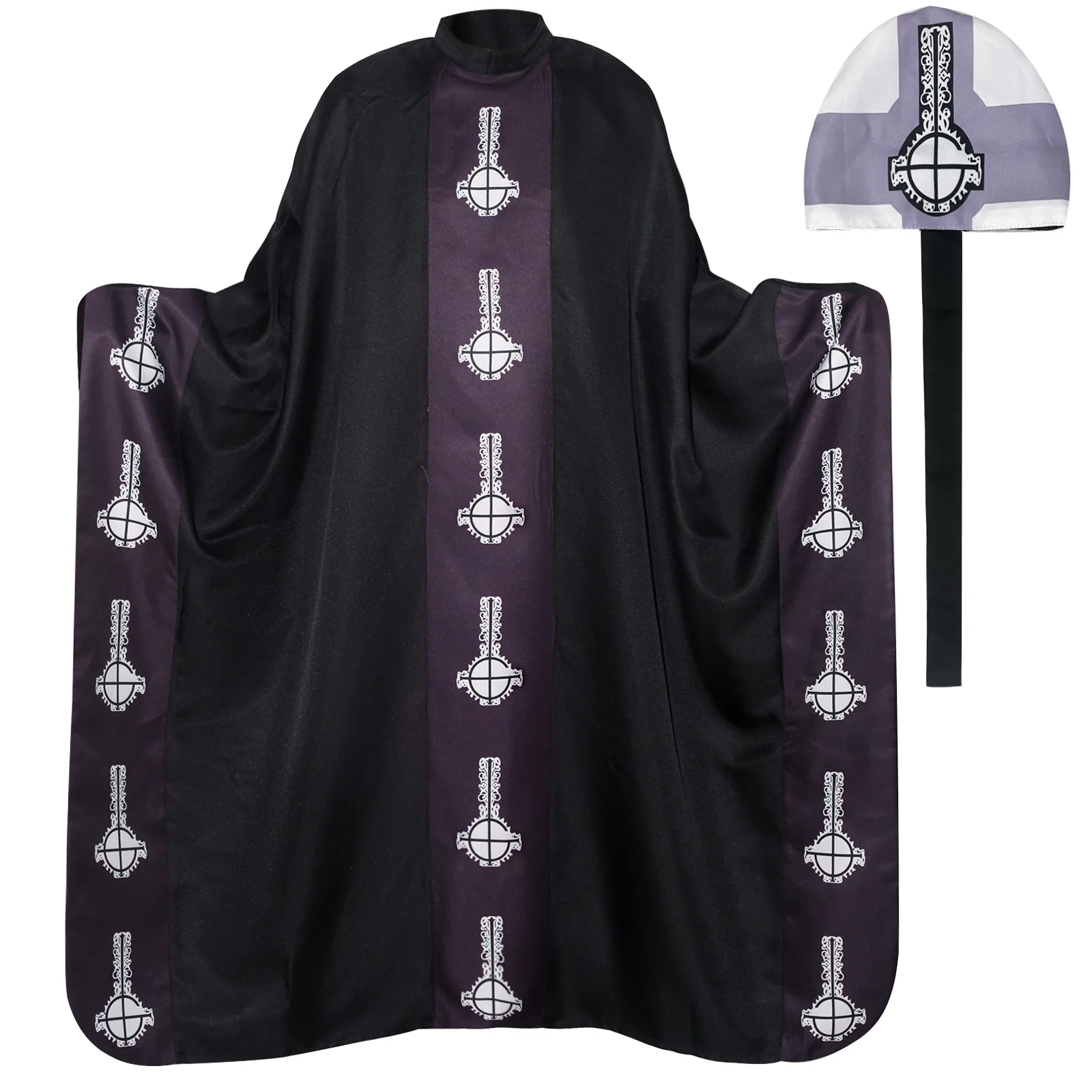 Средневековая накидка Papa Emeritus, костюм для косплея, черный плащ средневековья со шляпой, полный комплект для взрослых, костюм на Хэллоуин, костюмы для вечеринок
Средневековая накидка Papa Emeritus, костюм для косплея, черный плащ средневековья со шляпой, полный комплект для взрослых, костюм на Хэллоуин, костюмы для вечеринок