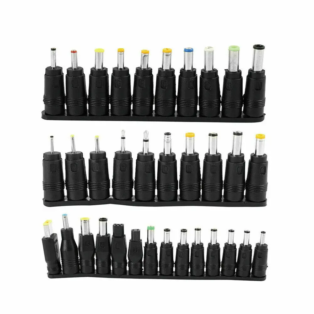 34 Tips Universal Charger Power Supply Adapter Plug Jack Kit For Laptop Notebook
34 Tips Universal Charger Power Supply Adapter Plug Jack Kit For Laptop Notebook