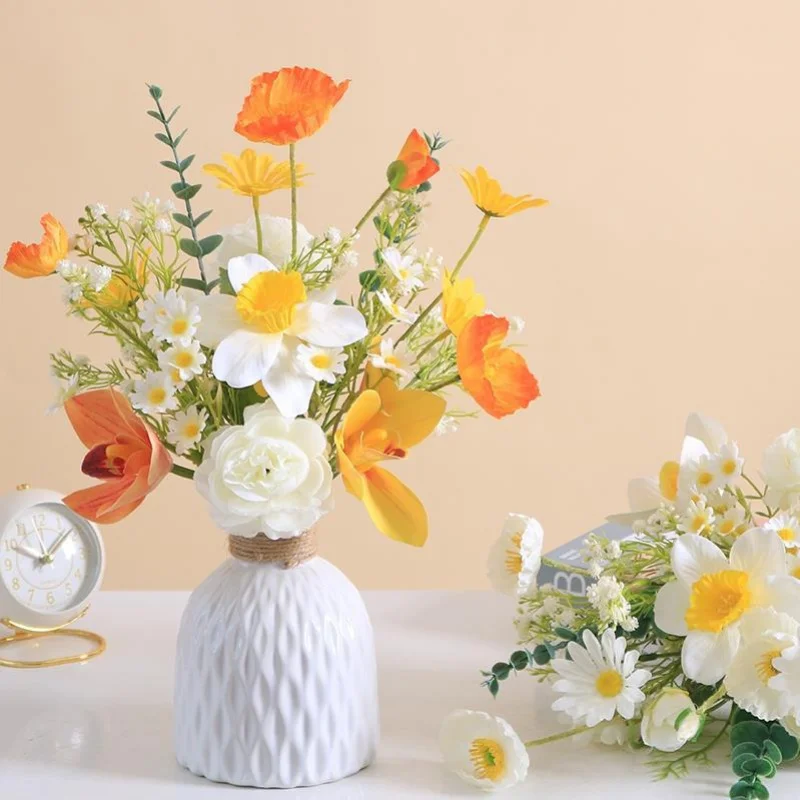 2024New Bouquet Artificial Flowers Arrangement Floral Decorations Living Room Dining Room Table Decor TV Cabinet Display
2024New Bouquet Artificial Flowers Arrangement Floral Decorations Living Room Dining Room Table Decor TV Cabinet Display