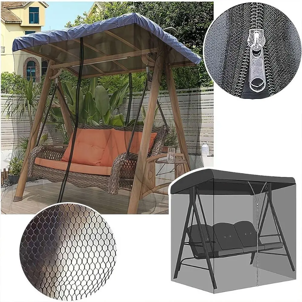 Durable Zipper Patio Swing Mosquito Net Breathable See-through Swing Chair Cover Insect Net
Durable Zipper Patio Swing Mosquito Net Breathable See-through Swing Chair Cover Insect Net