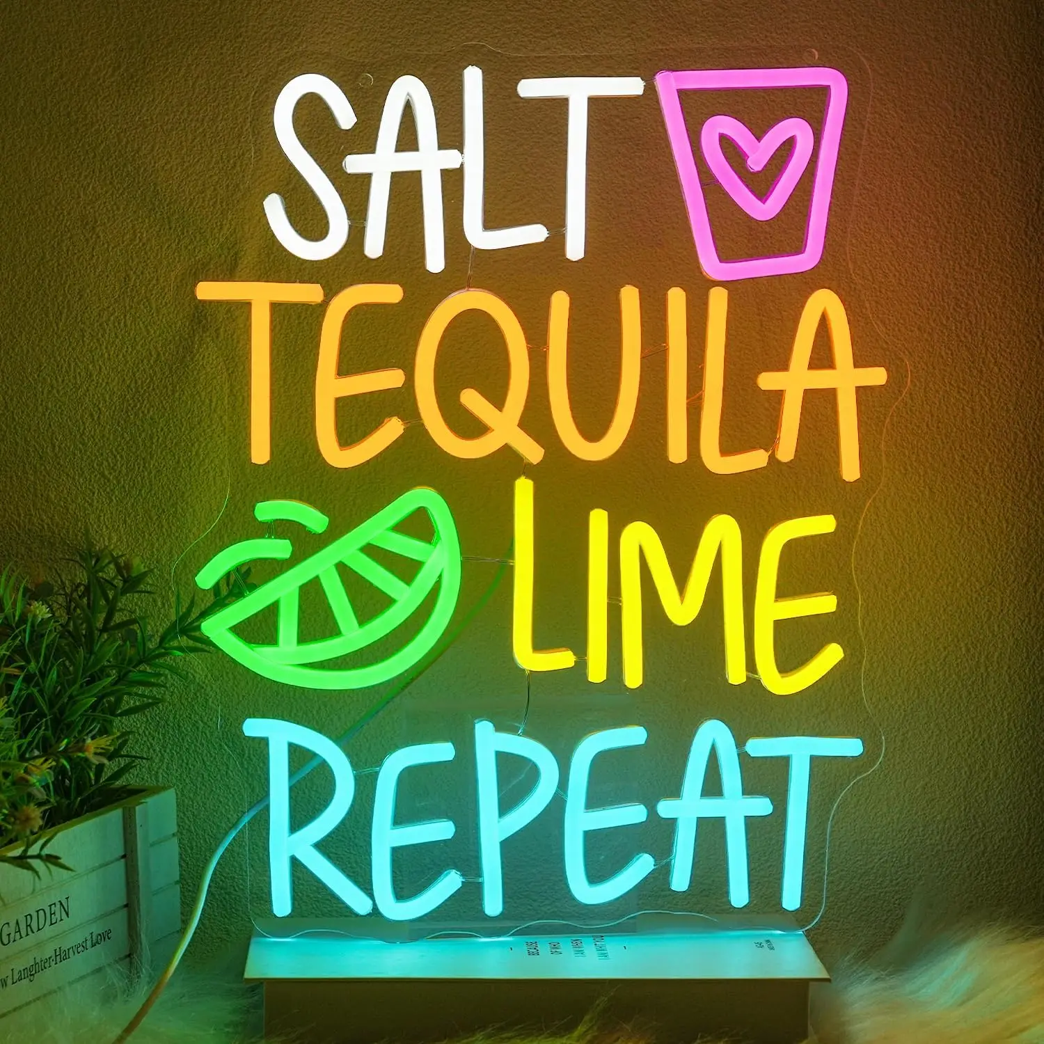 Неоновая вывеска Salt Tequila Lime Repeat, настенный декор, USB-светильник с регулировкой яркости, светодиодная неоновая лампа для бара, паба, кухни, тацо-шопа, подарки
Неоновая вывеска Salt Tequila Lime Repeat, настенный декор, USB-светильник с регулировкой яркости, светодиодная неоновая лампа для бара, паба, кухни, тацо-шопа, подарки