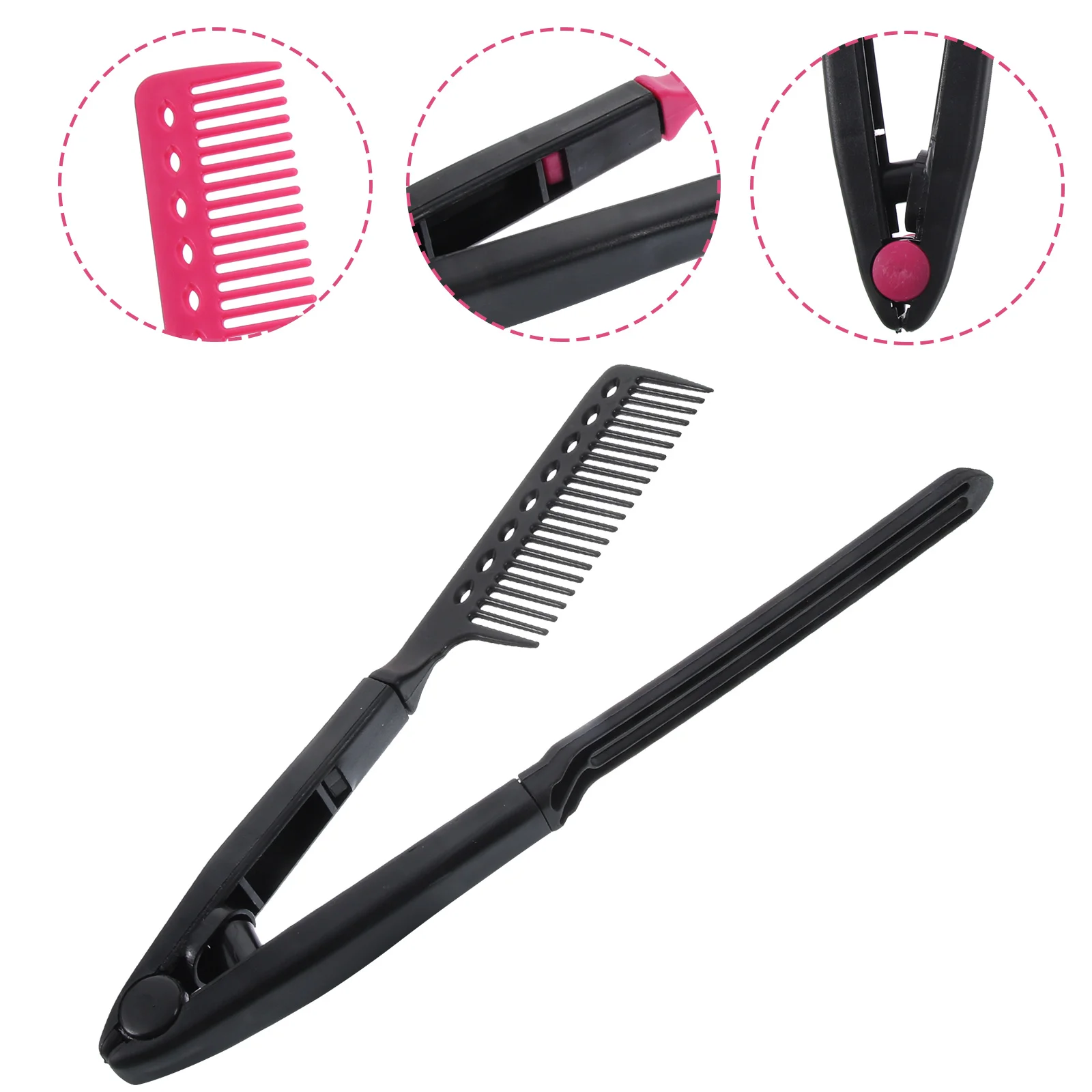 Foldable V Shaped Straightening Comb for Hair Salon Home Use Lightweight Plastic Styling Tool for Hair
Foldable V Shaped Straightening Comb for Hair Salon Home Use Lightweight Plastic Styling Tool for Hair