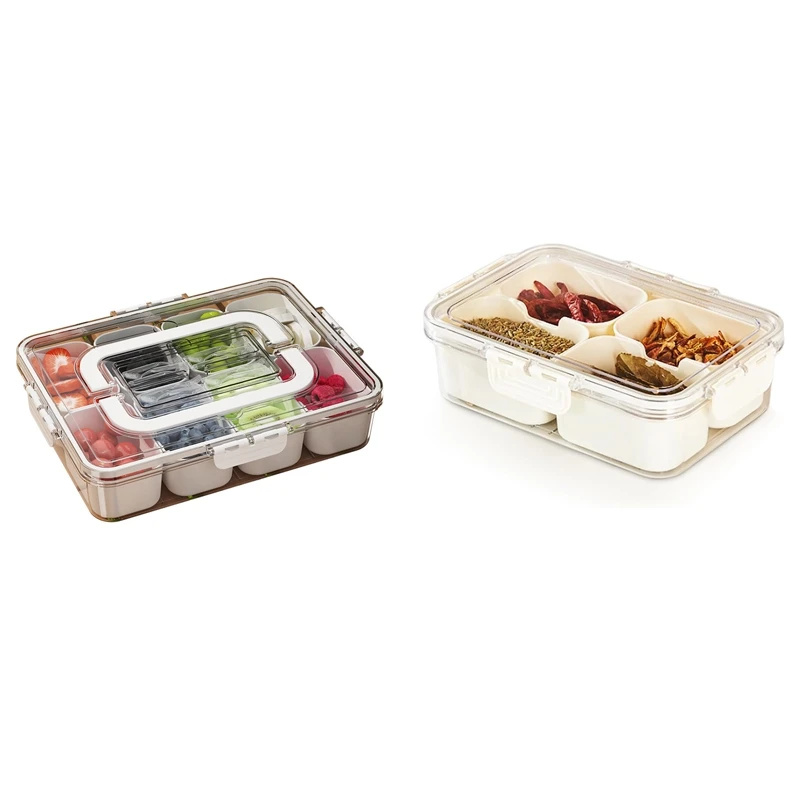 Y42A-Multi-Compartment Food Storage Box Food Box Container Transparent Refrigerator Finisher Plastic Food Storage
Y42A-Multi-Compartment Food Storage Box Food Box Container Transparent Refrigerator Finisher Plastic Food Storage