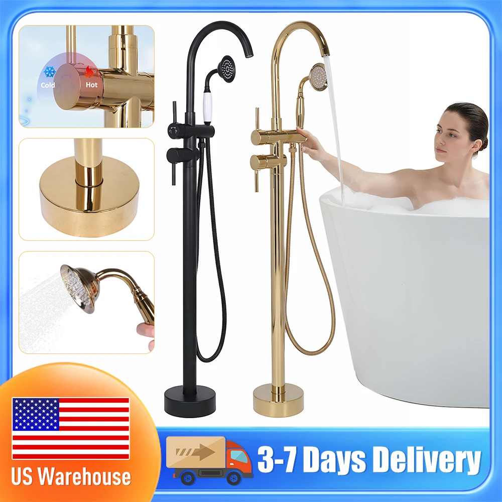 Напольный смеситель для ванны с поворотом на 360°, усиленным основанием и ручным душем, высокопроизводительный комплект для душа
Напольный смеситель для ванны с поворотом на 360°, усиленным основанием и ручным душем, высокопроизводительный комплект для душа