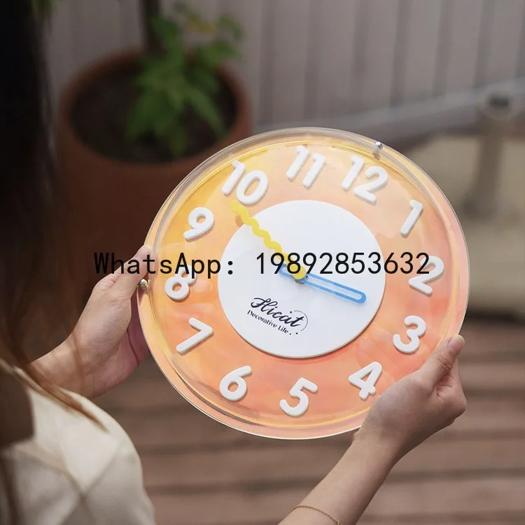 ZB creative colorful wind clock wall clock living room home bubble hanging pendulum dual-purpose Internet celebrity light
ZB creative colorful wind clock wall clock living room home bubble hanging pendulum dual-purpose Internet celebrity light