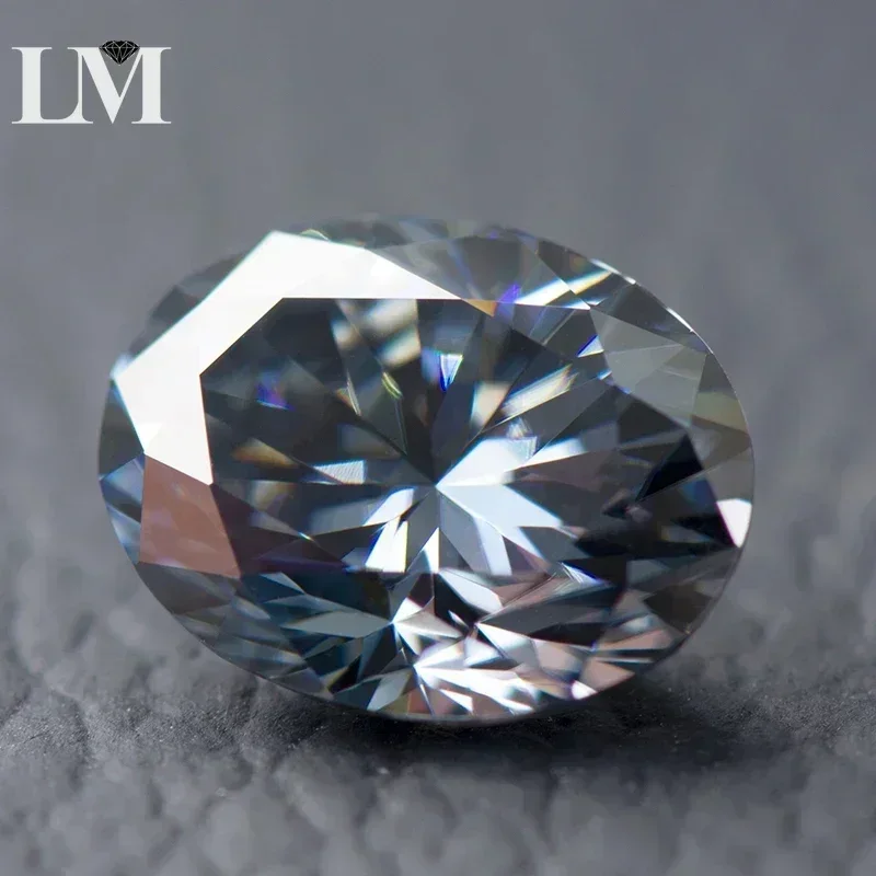 NEW Moissanite Stone Oval Cut Gray Color Gemstone Synthetic Lab Created Heat Diamond DIY Jewelry Making Materials With Repor
NEW Moissanite Stone Oval Cut Gray Color Gemstone Synthetic Lab Created Heat Diamond DIY Jewelry Making Materials With Repor