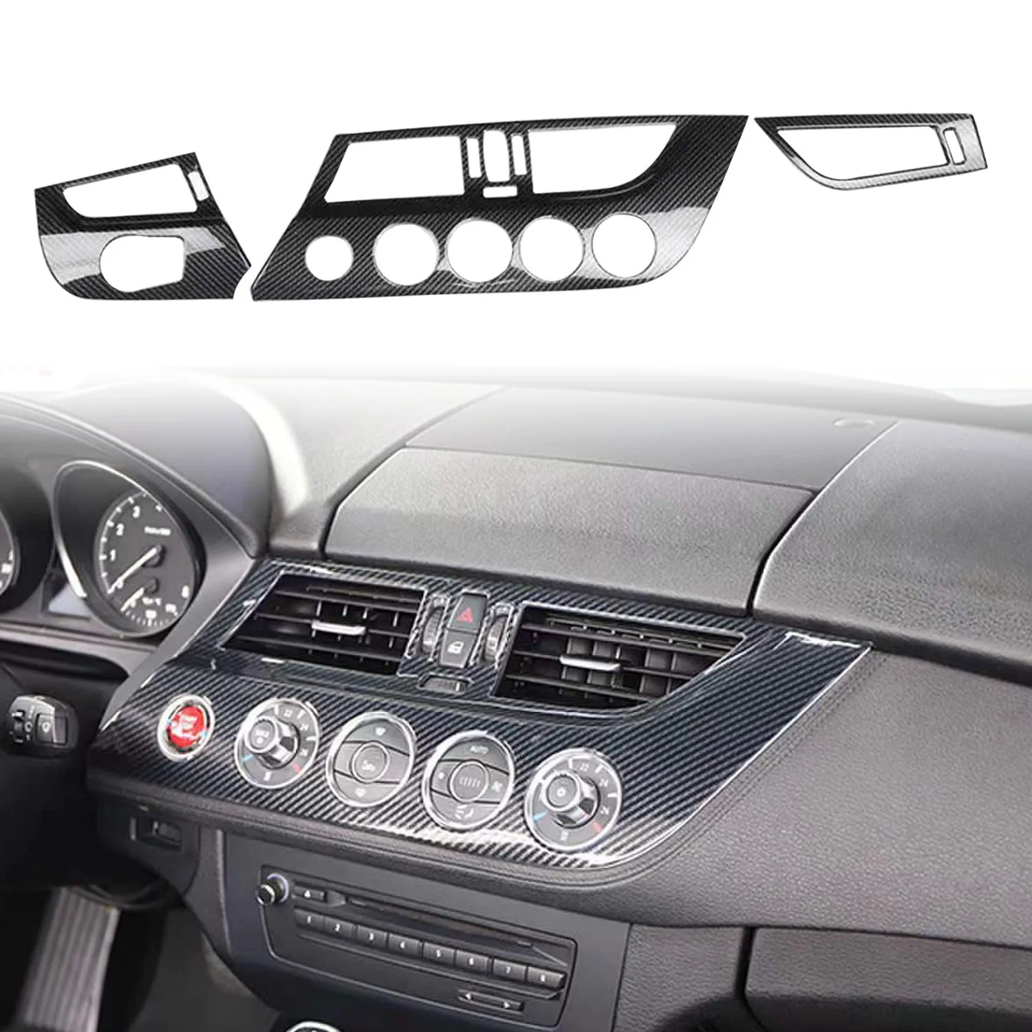 For BMW Z4 E89 2009-2016 LHD!!! Interior Dashboard Console Molding Strip Cover Decor Trim ABS Carbon Style Accessories 3pcs
For BMW Z4 E89 2009-2016 LHD!!! Interior Dashboard Console Molding Strip Cover Decor Trim ABS Carbon Style Accessories 3pcs
