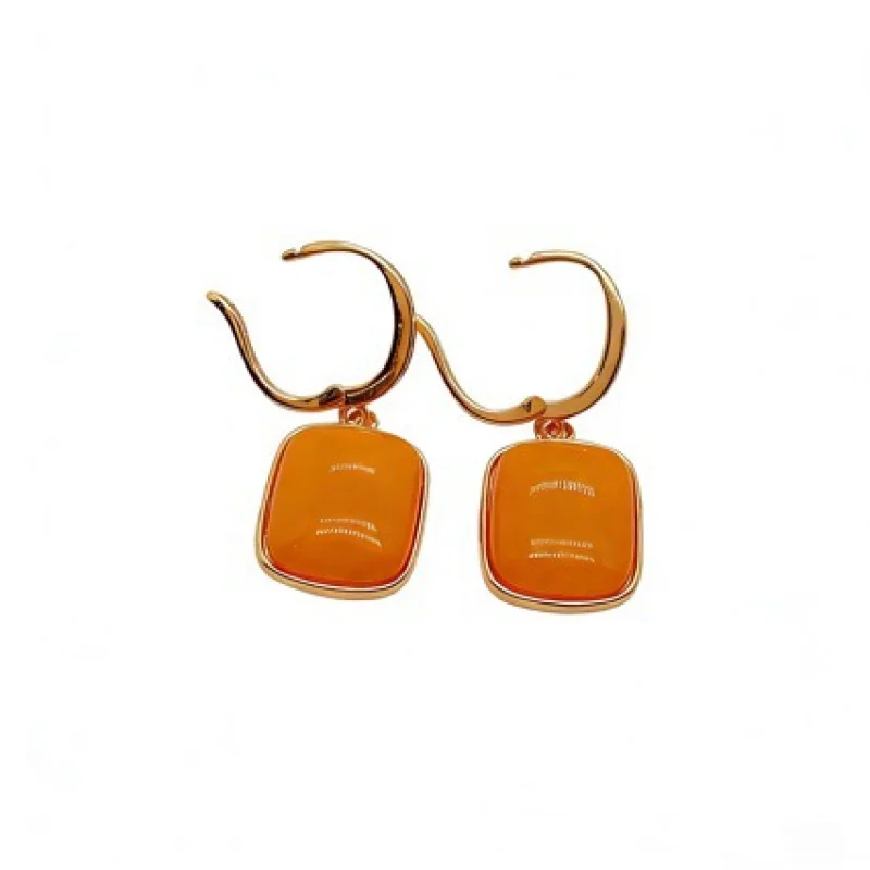 Natural Chicken Fat Yellow 925 Silver Square Old Amber Earrings
Natural Chicken Fat Yellow 925 Silver Square Old Amber Earrings