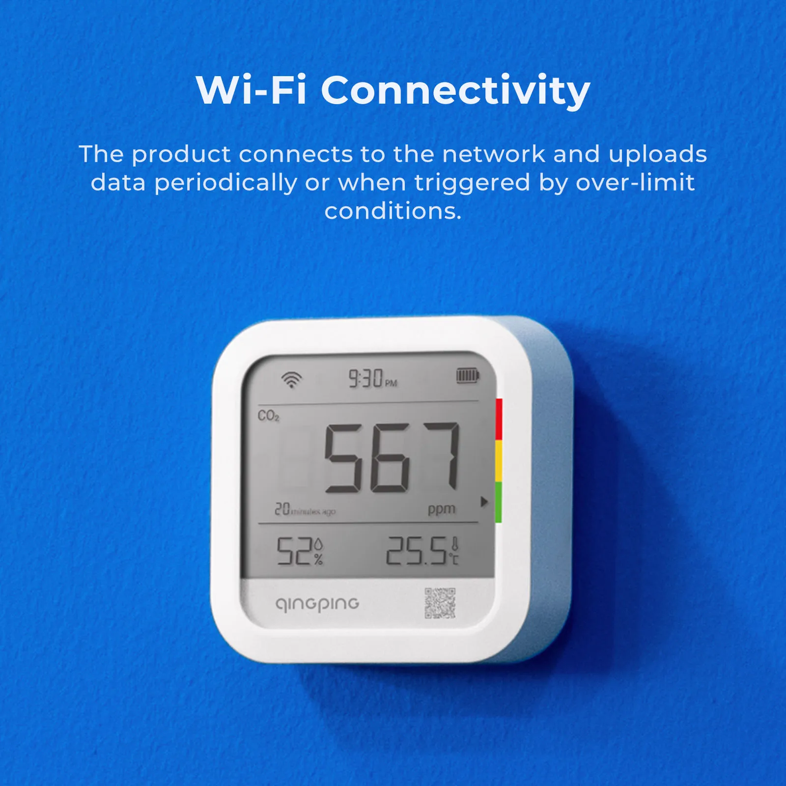 Qingping Meter Carbon Dioxide Detector WIFI CO2 Detetor Time Digital LCD Indoor Thermometer Hygrometer Qingping LoT Recharge
Qingping Meter Carbon Dioxide Detector WIFI CO2 Detetor Time Digital LCD Indoor Thermometer Hygrometer Qingping LoT Recharge