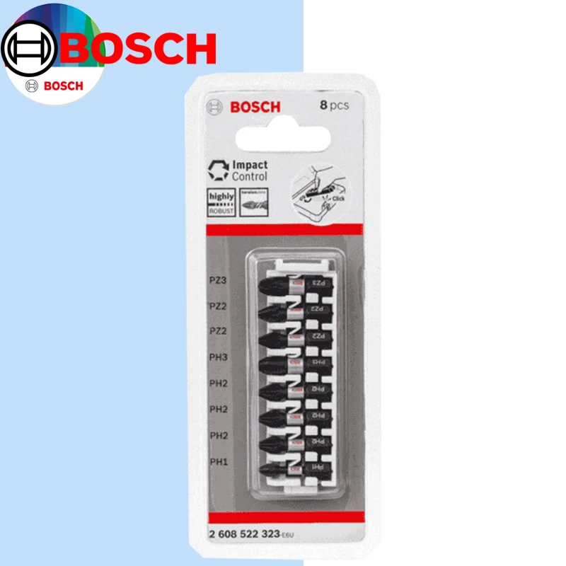 Набор бит для отвертки Bosch 2608522323 PH1 PH2 PH3 PZ2 PZ3 25 мм, контроль удара, набор из 8 крестовых насадок для отвертки
Набор бит для отвертки Bosch 2608522323 PH1 PH2 PH3 PZ2 PZ3 25 мм, контроль удара, набор из 8 крестовых насадок для отвертки