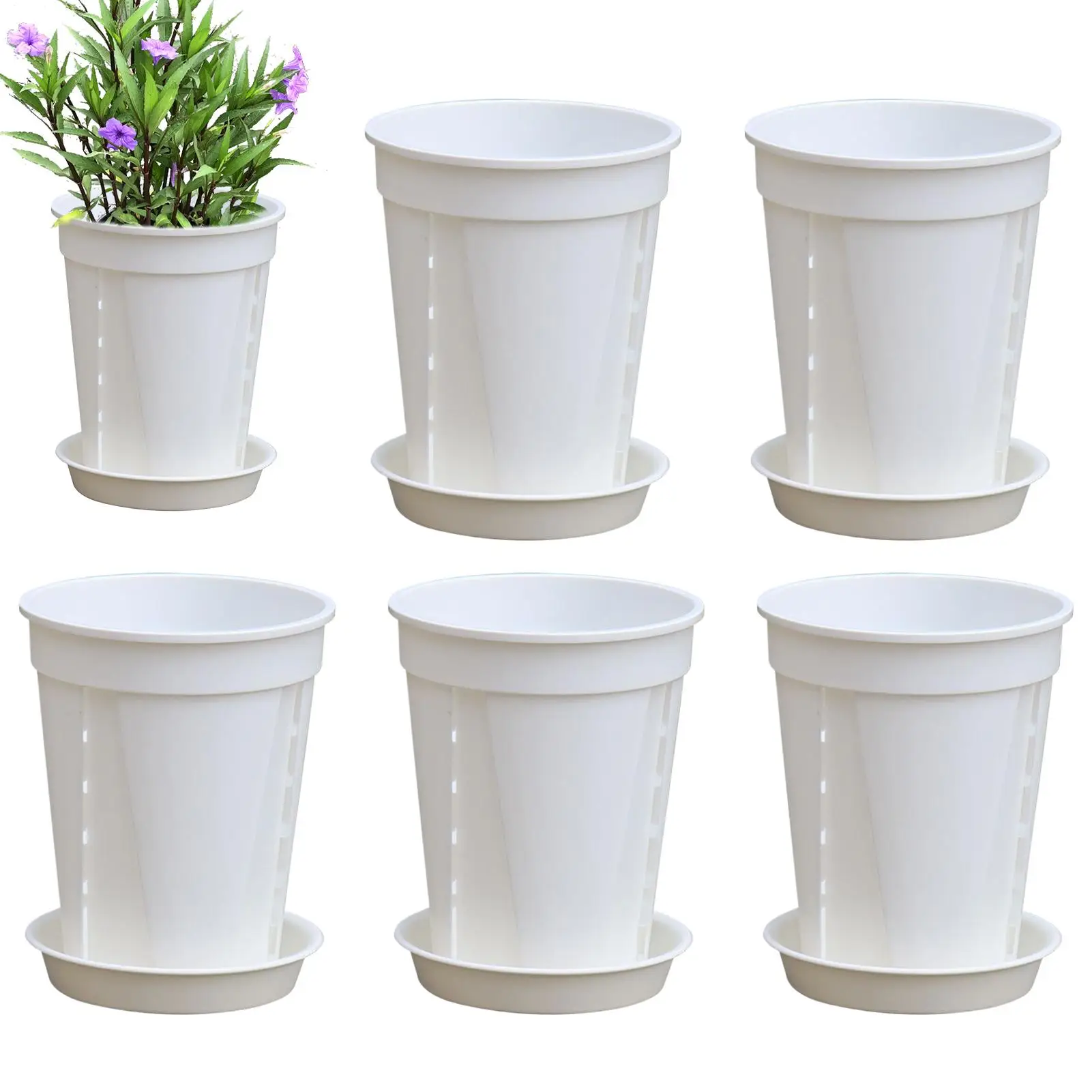 Flower Pots Pots For Indoor Plants 5 Piece Containers With Trays Planting Box For Balcony Outdoor Patio Porch Outside Indoor
Flower Pots Pots For Indoor Plants 5 Piece Containers With Trays Planting Box For Balcony Outdoor Patio Porch Outside Indoor