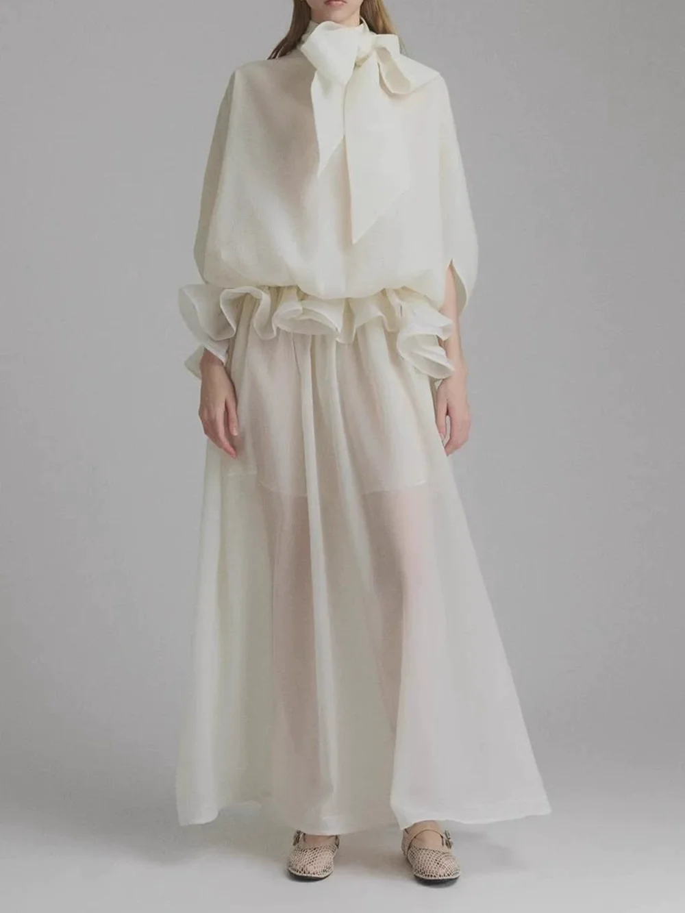 Modphy однотонные свободные тонкие платья на шнуровке для женщин с воротником-стойкой и длинным рукавом, темпераментное платье с высокой талией, женское новое платье 2025
Modphy однотонные свободные тонкие платья на шнуровке для женщин с воротником-стойкой и длинным рукавом, темпераментное платье с высокой талией, женское новое платье 2025