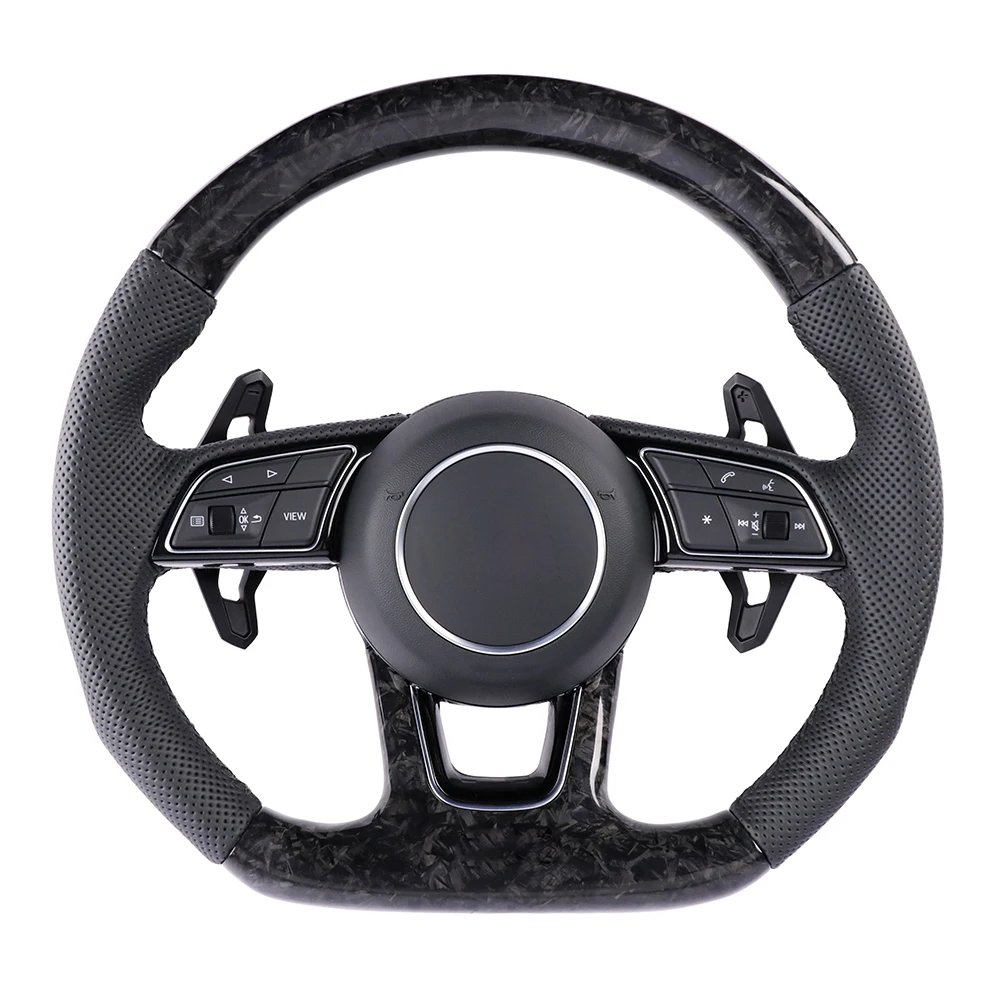 Custom Forged Carbon Fiber Sports Car Steering Wheel Factory-Designed for B9 Model
Custom Forged Carbon Fiber Sports Car Steering Wheel Factory-Designed for B9 Model