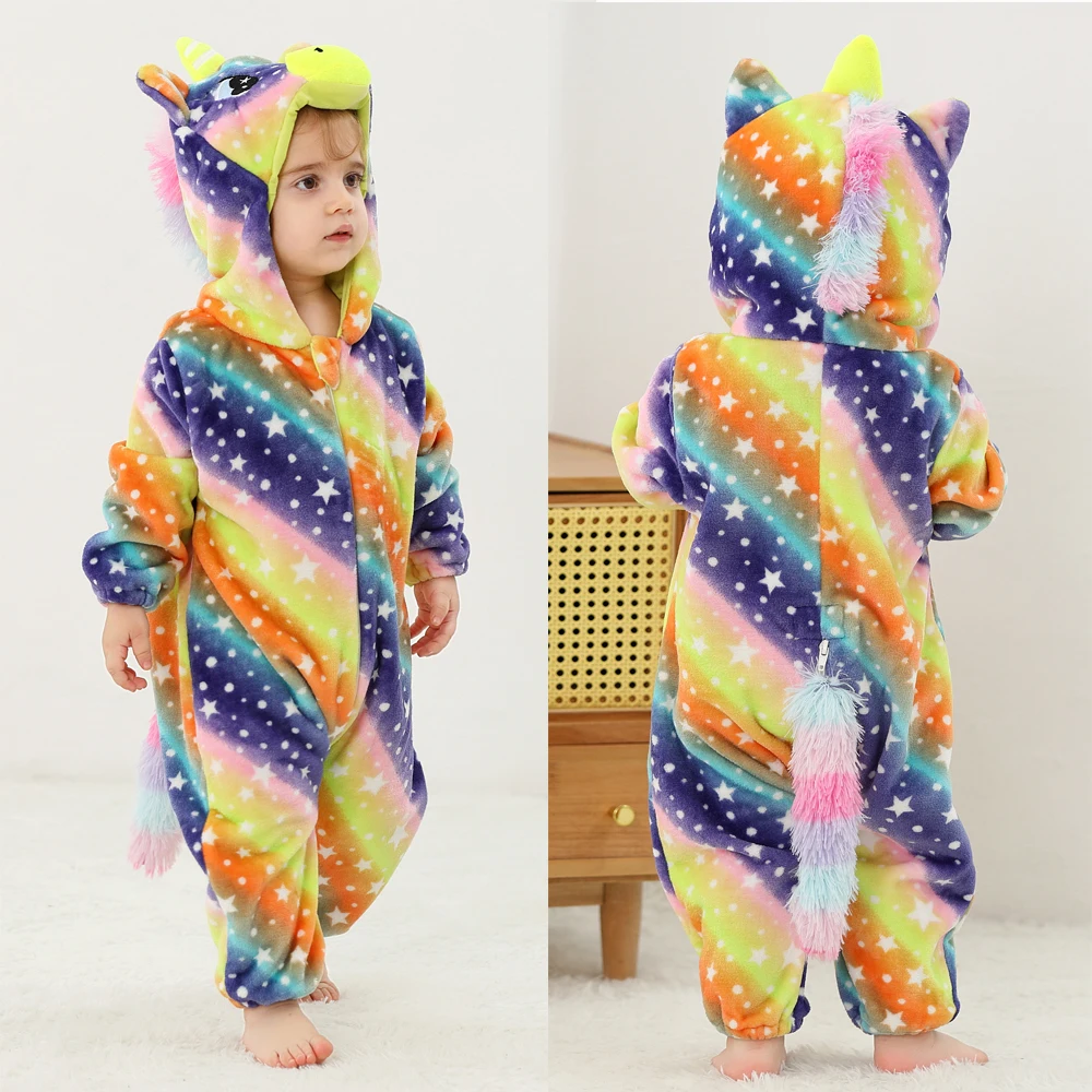 Baby Boys Girls Animal Rompers Toddler Kigurumi Pajama Hooded Long Sleeved Plush Jumpsuit Winter Warm Bodysuit Clothes for 0-4Y
Baby Boys Girls Animal Rompers Toddler Kigurumi Pajama Hooded Long Sleeved Plush Jumpsuit Winter Warm Bodysuit Clothes for 0-4Y